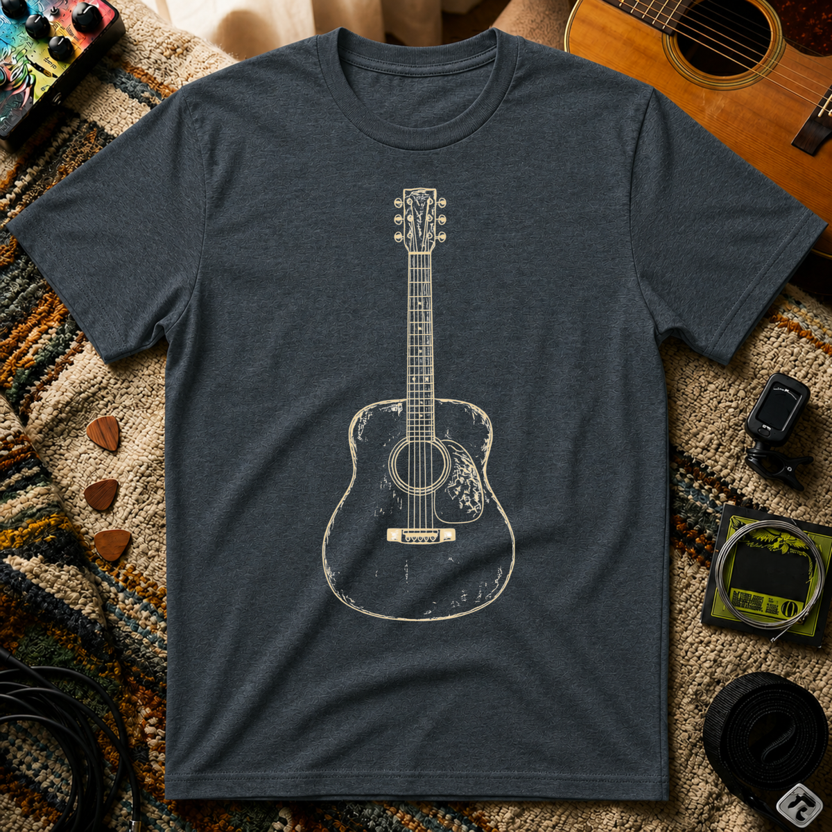 Faded Guitar T-Shirt