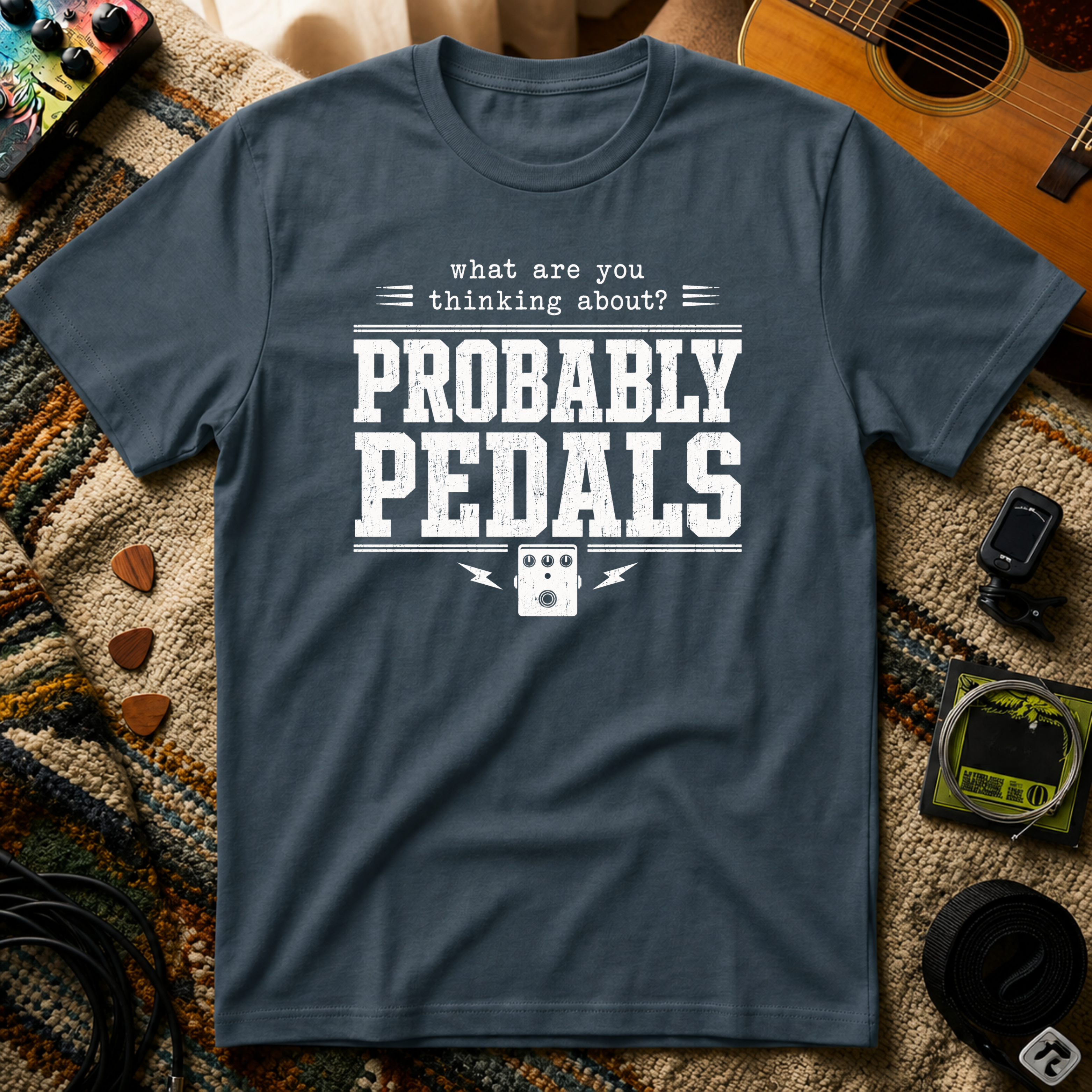 What Are You Thinking About Probably Pedals T-Shirt