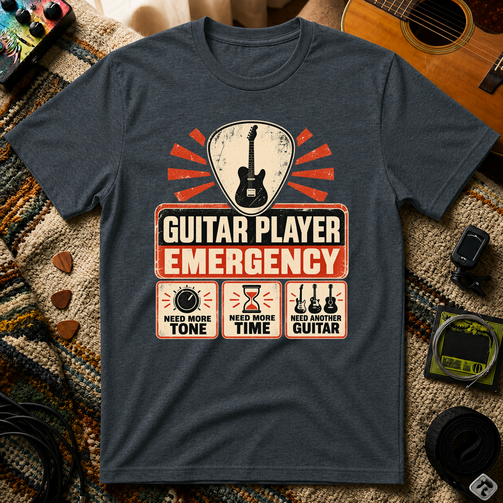 Guitar Player Emergency T-Shirt