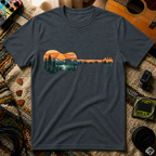 Guitar Woods Landscape T-Shirt