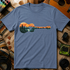 Guitar Woods Landscape T-Shirt