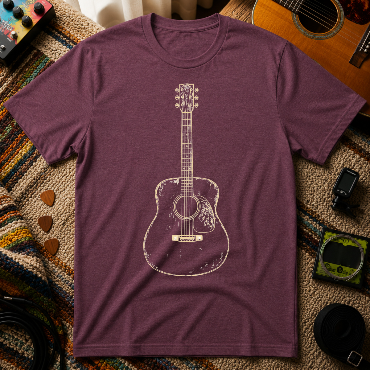 Faded Guitar T-Shirt