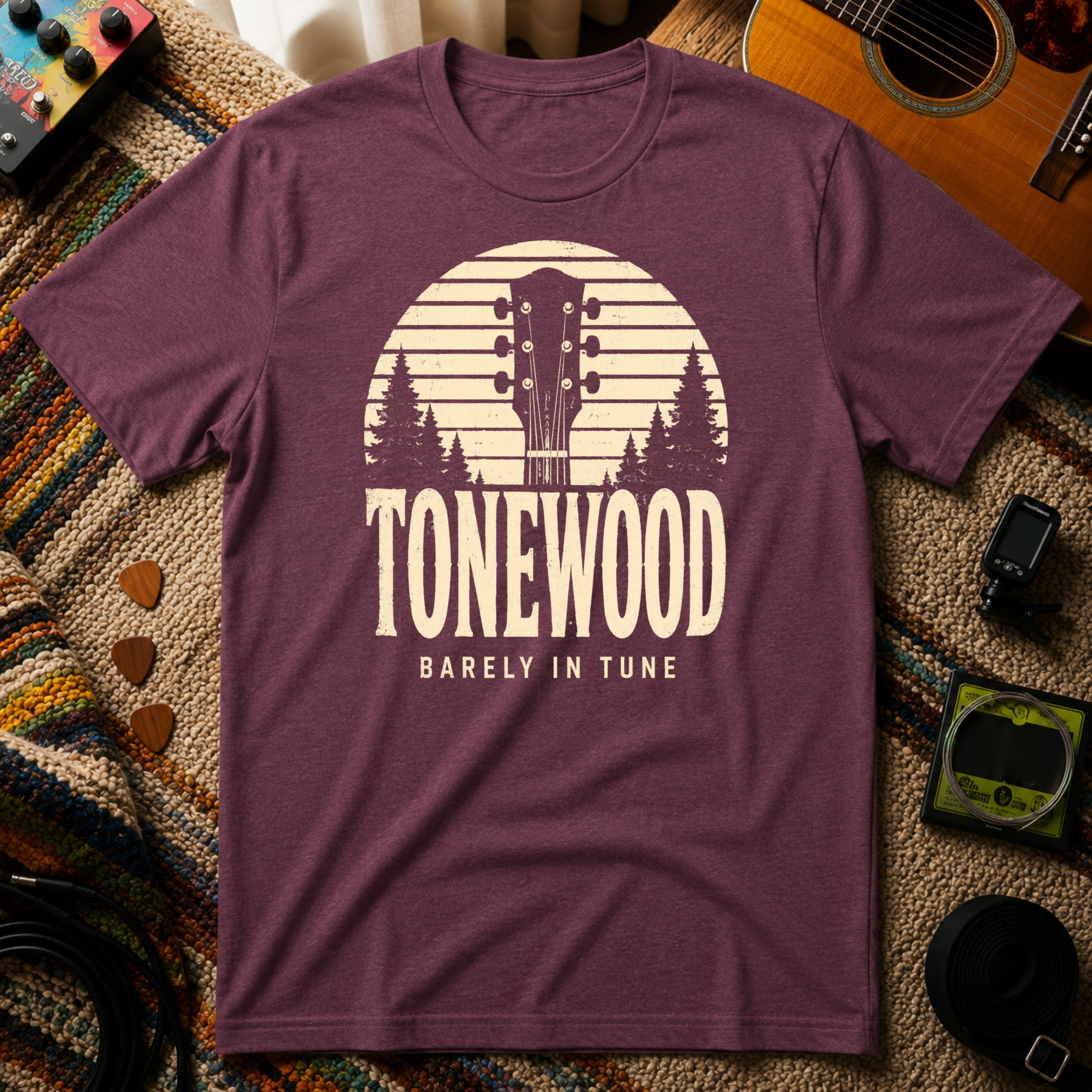 TONEWOOD With Headstock T-Shirt