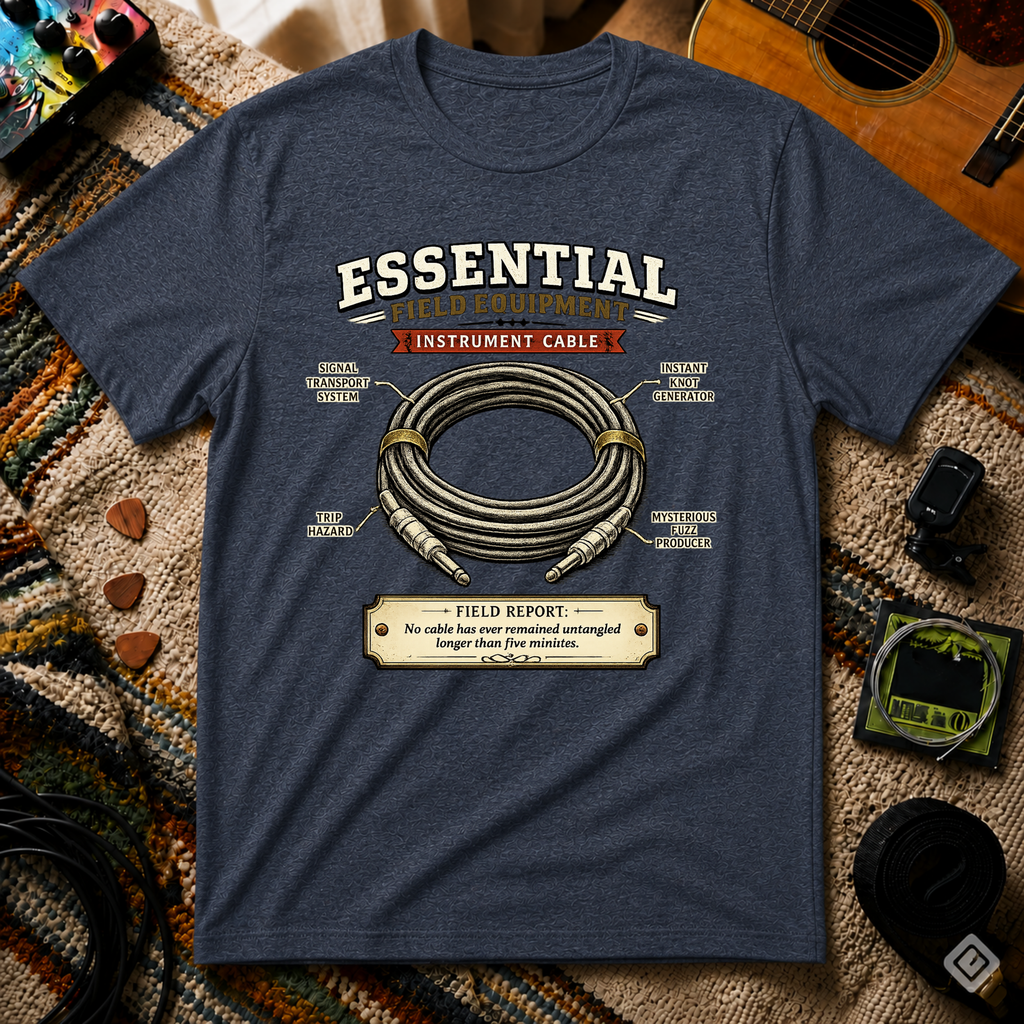 Essential Field Equipment Instrument Cable T-Shirt
