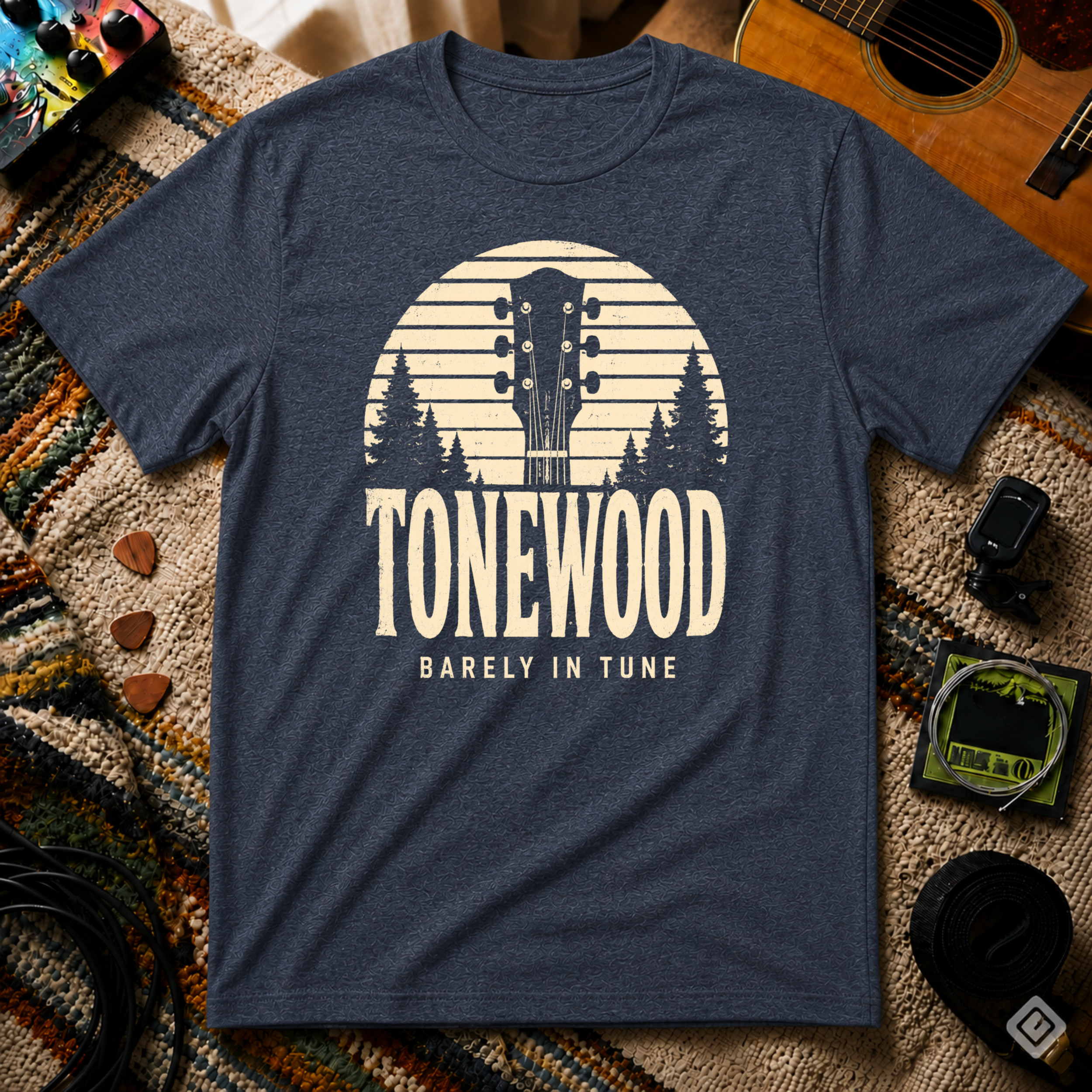 TONEWOOD With Headstock T-Shirt
