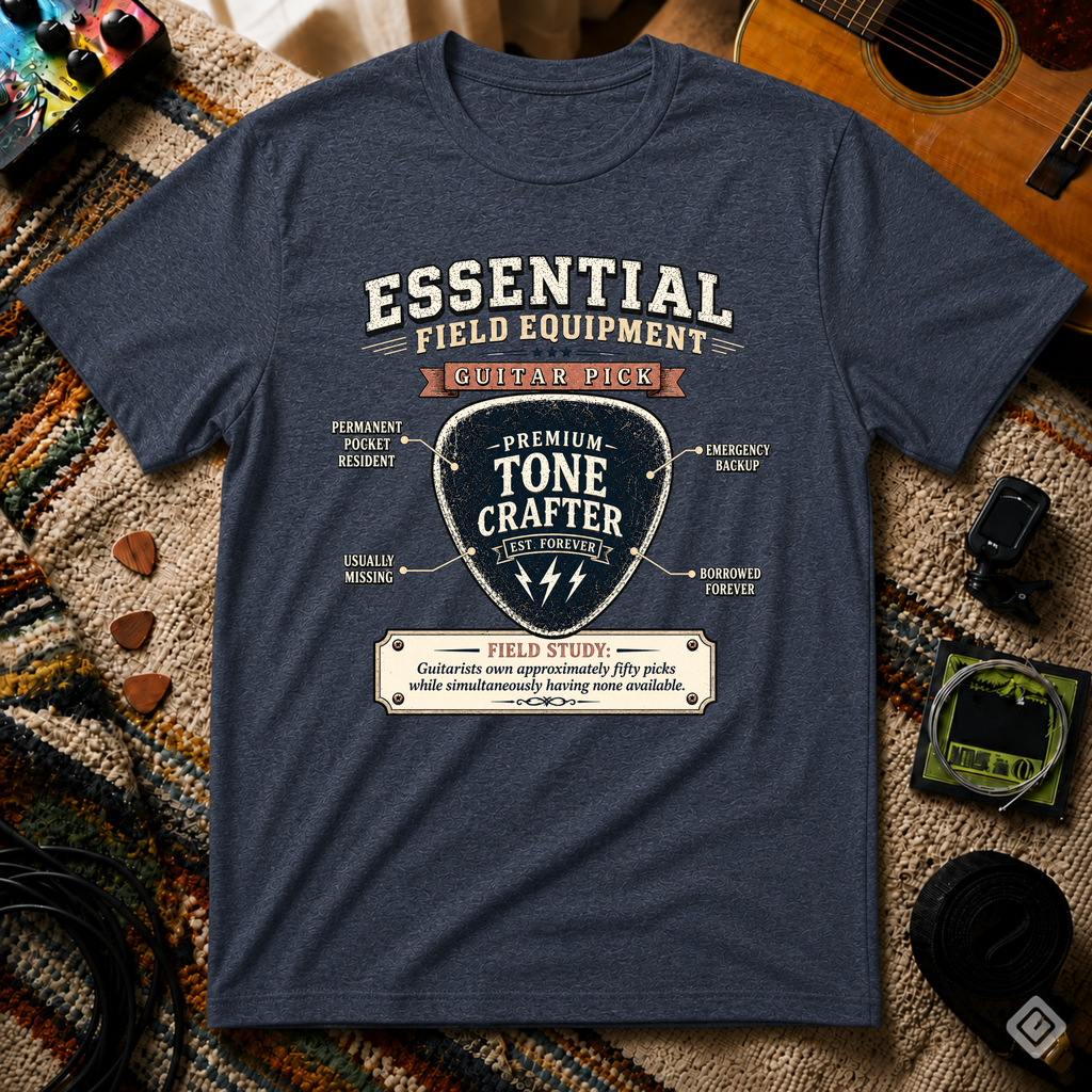 Essential Field Equipment Guitar Pick T-Shirt