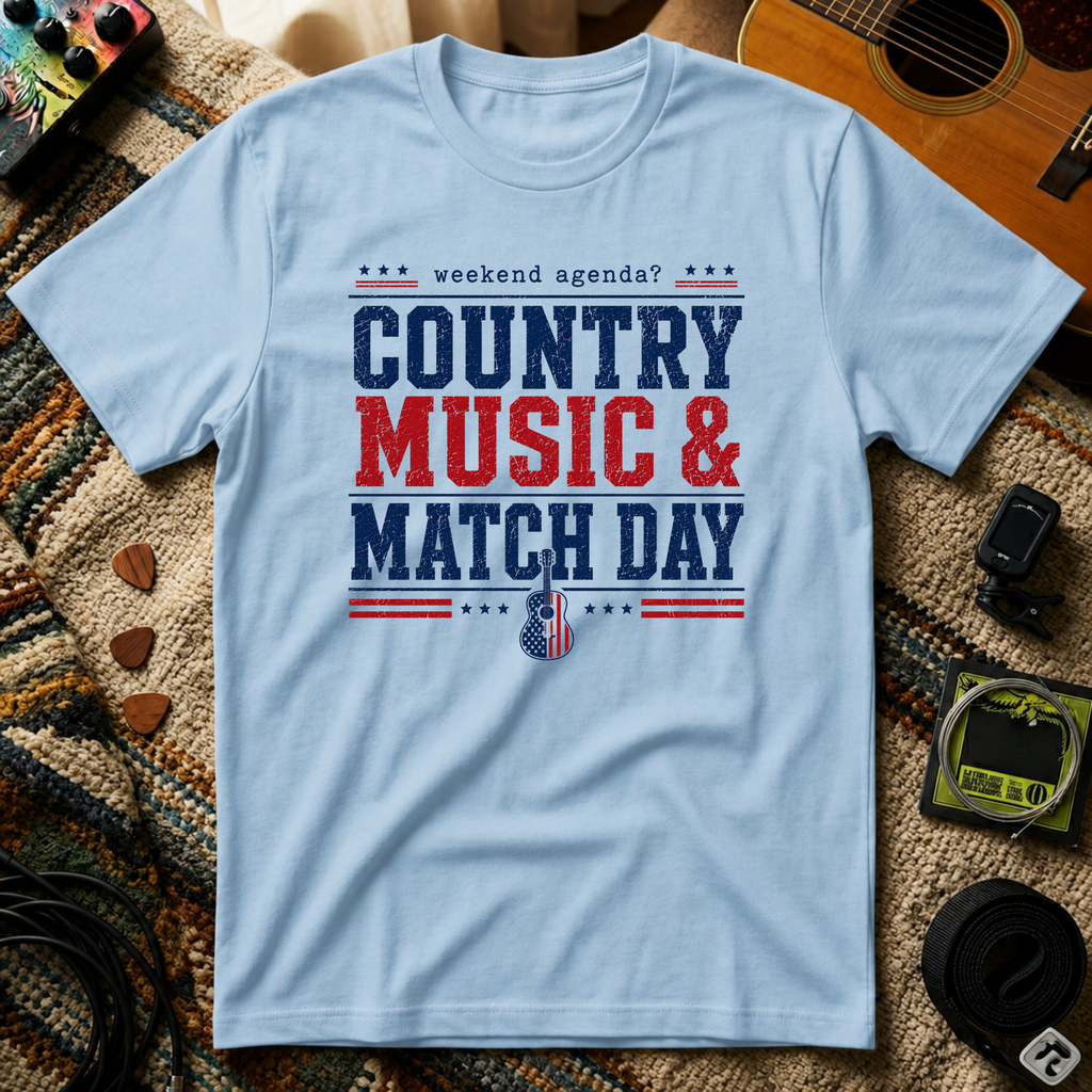 Country Music & Match Day T-Shirt