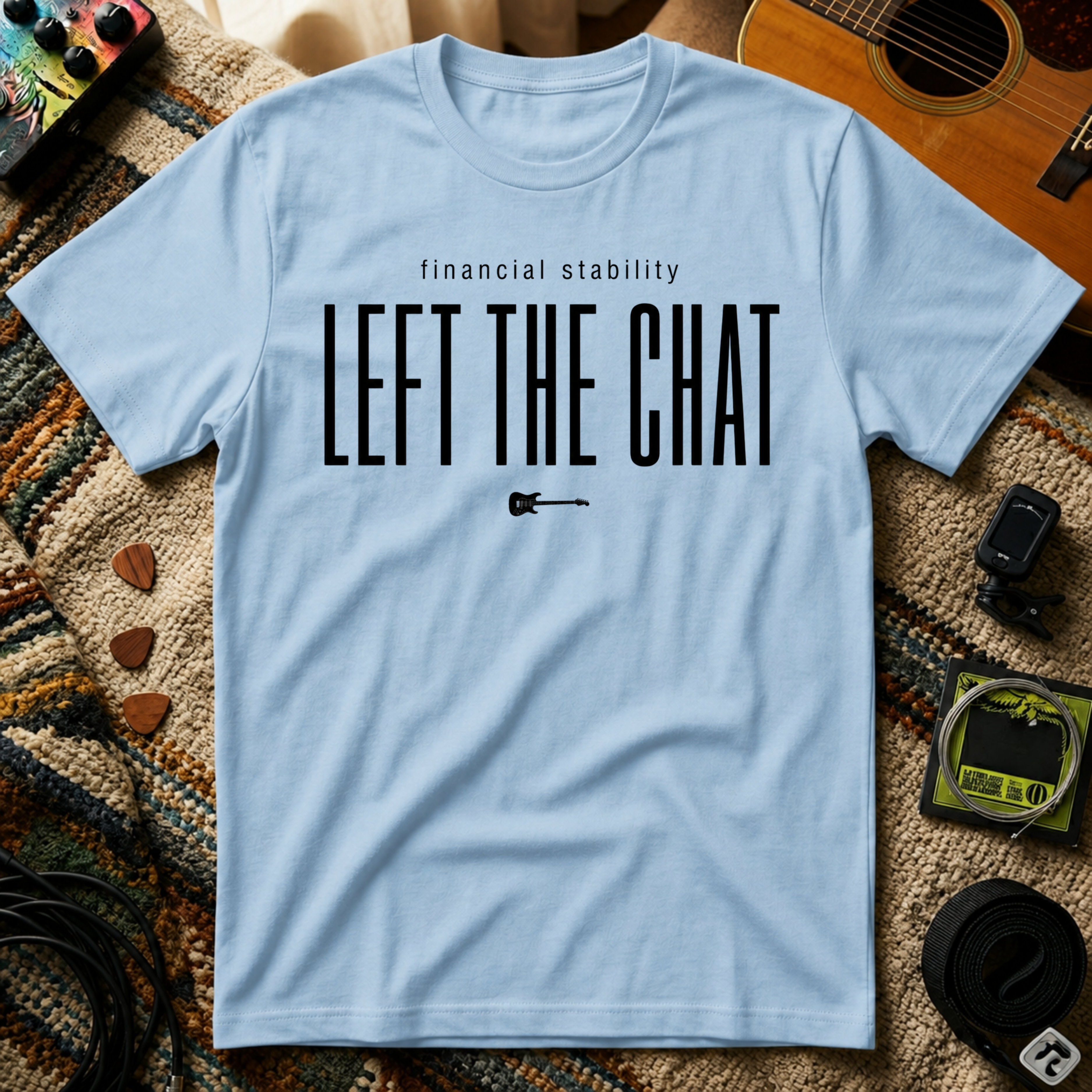 Financial Stability Left The Chat T-Shirt