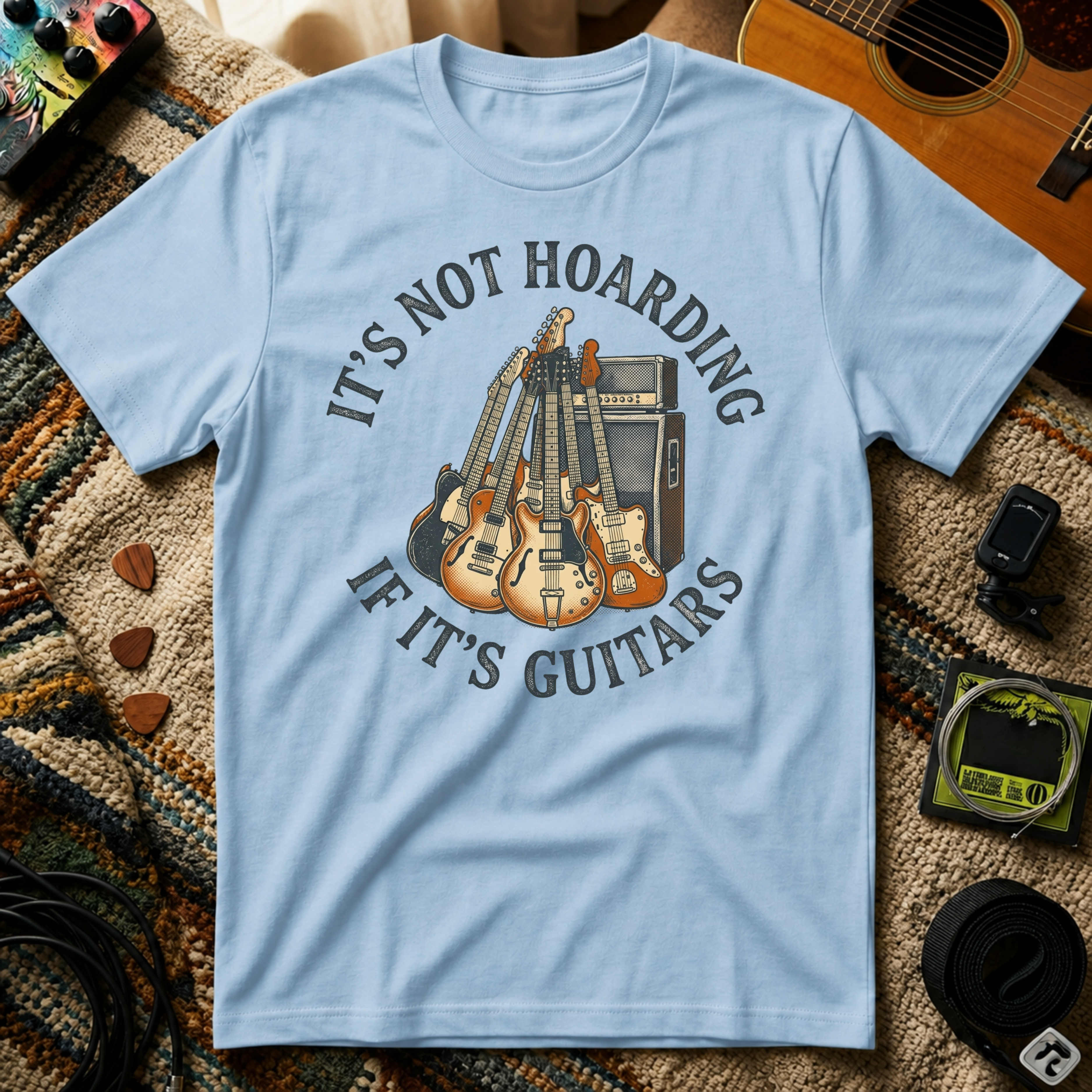 It's Not Hoarding If It's Guitars T-Shirt