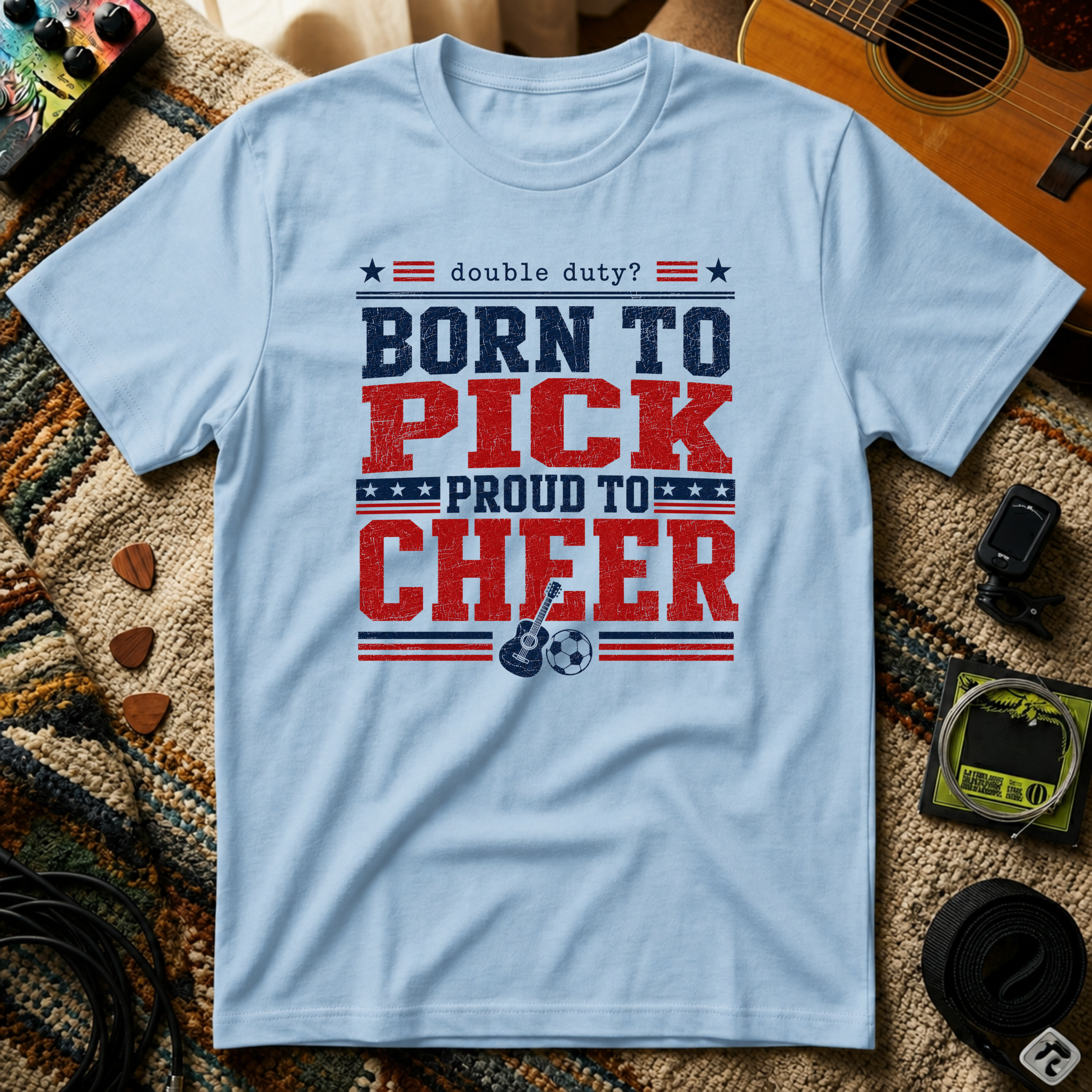 Born To Pick Proud To Cheer T-Shirt