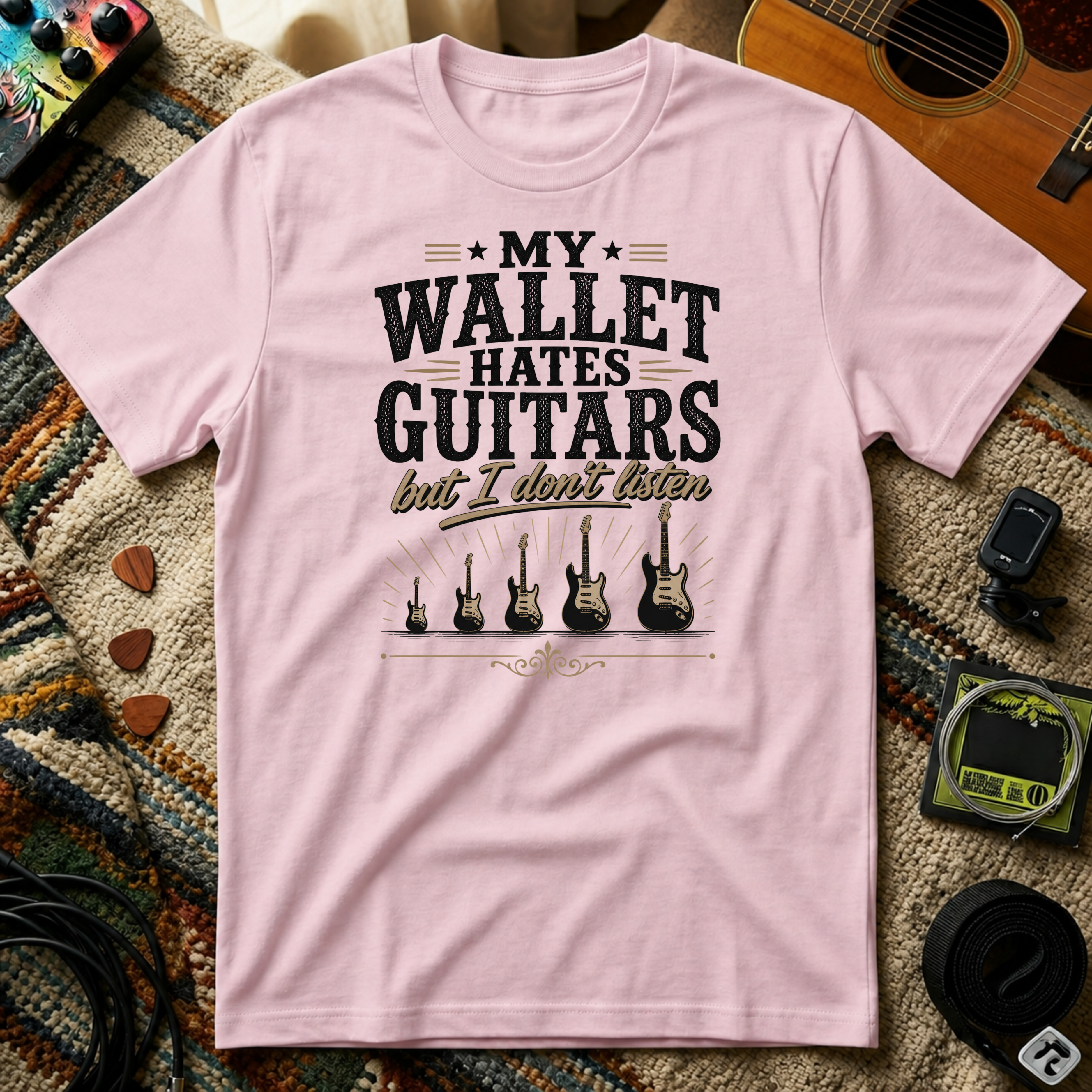 My Wallet Hates Guitars T-Shirt