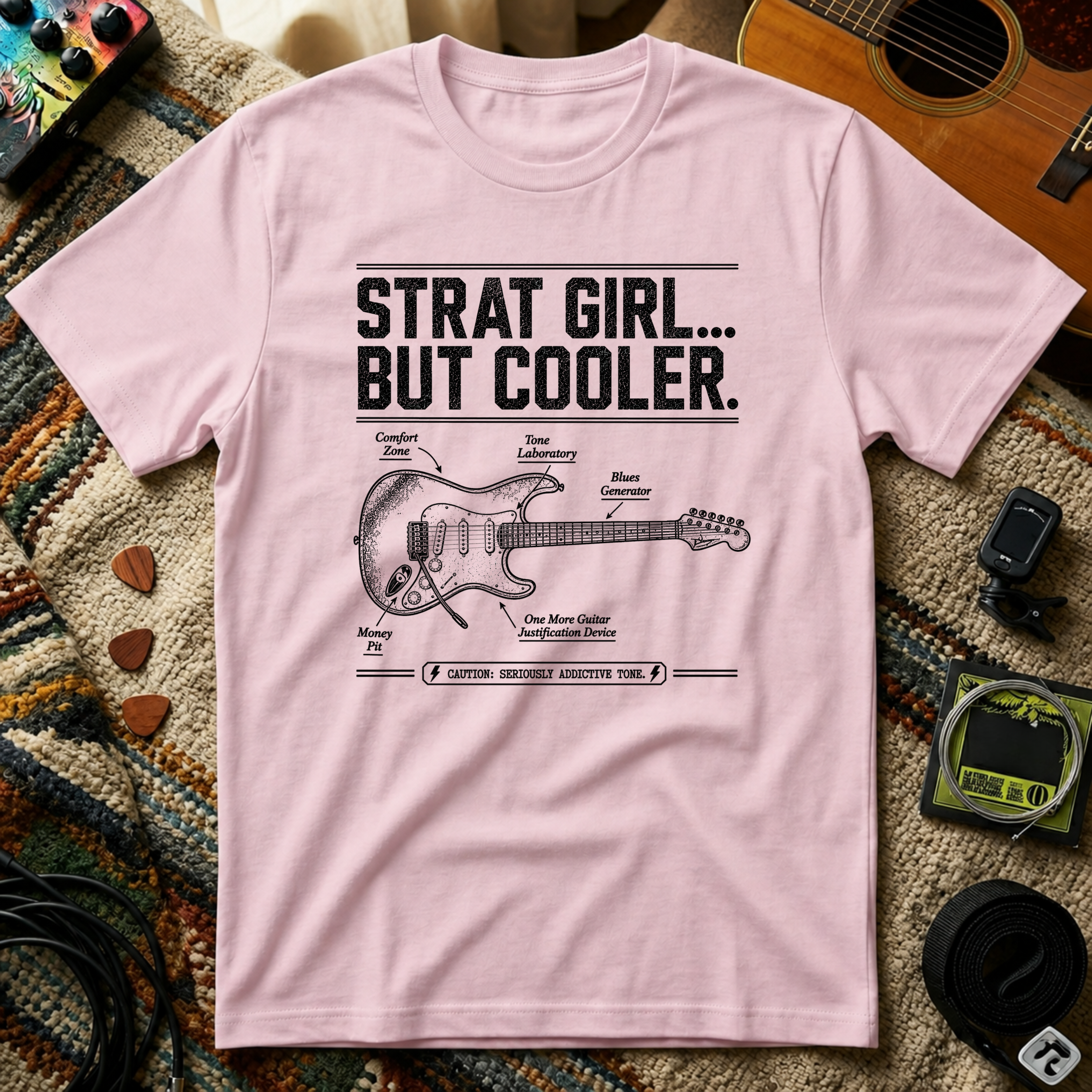 Strat Girl But Cooler T-Shirt