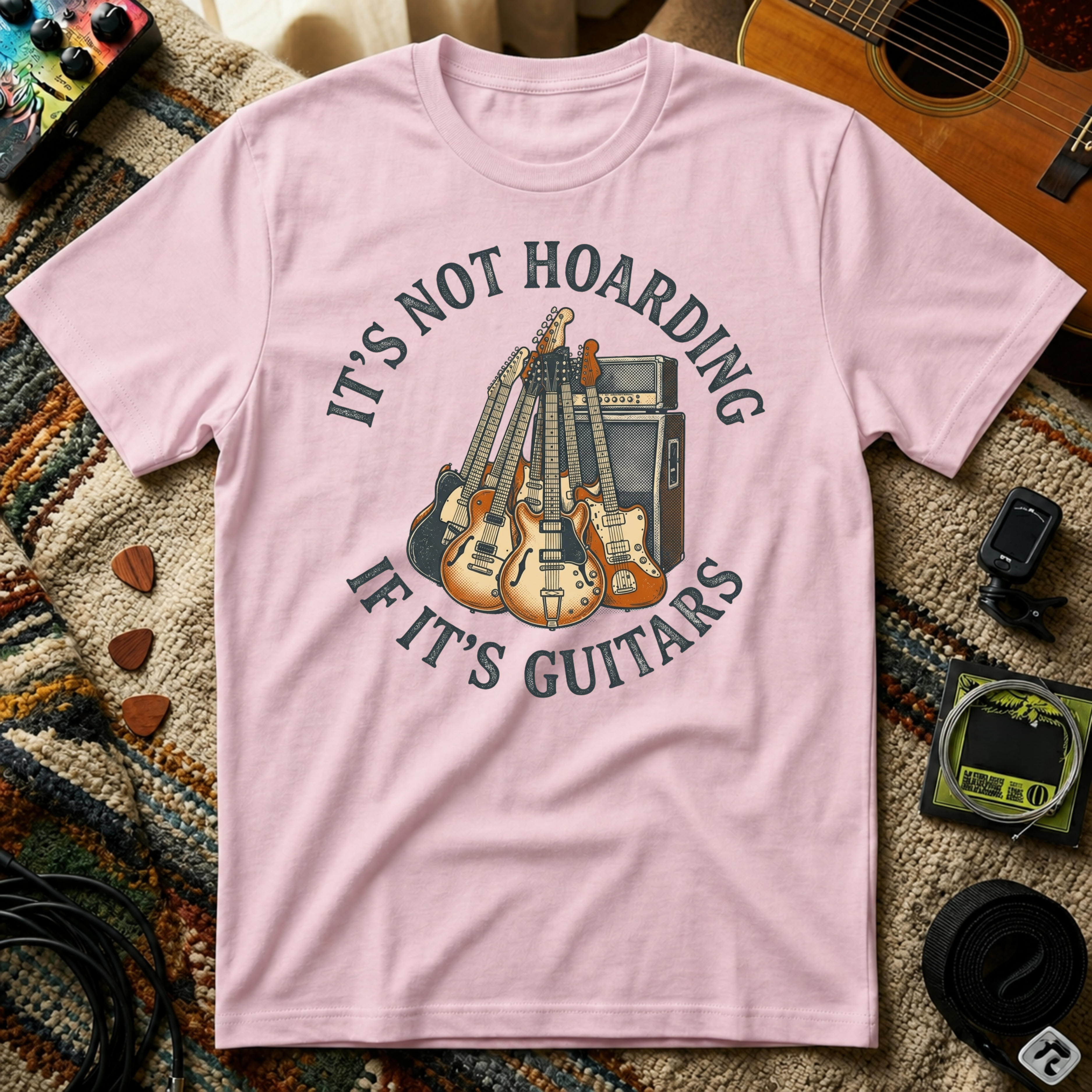 It's Not Hoarding If It's Guitars T-Shirt