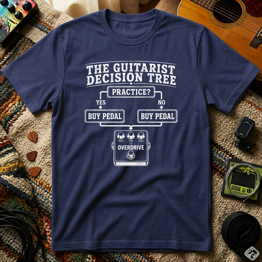 The Guitarist Decision Tree T-Shirt