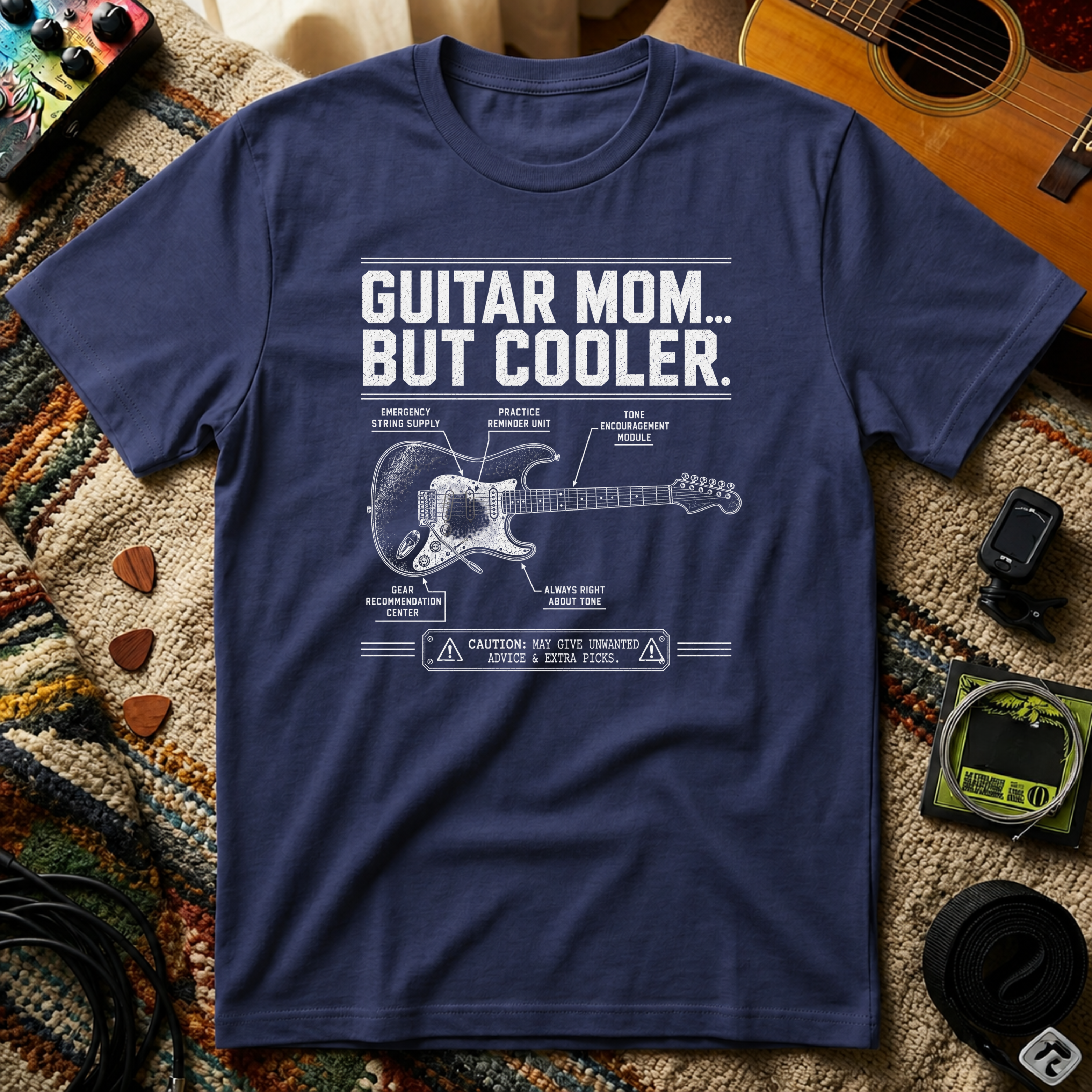 Guitar Mom But Cooler T-Shirt