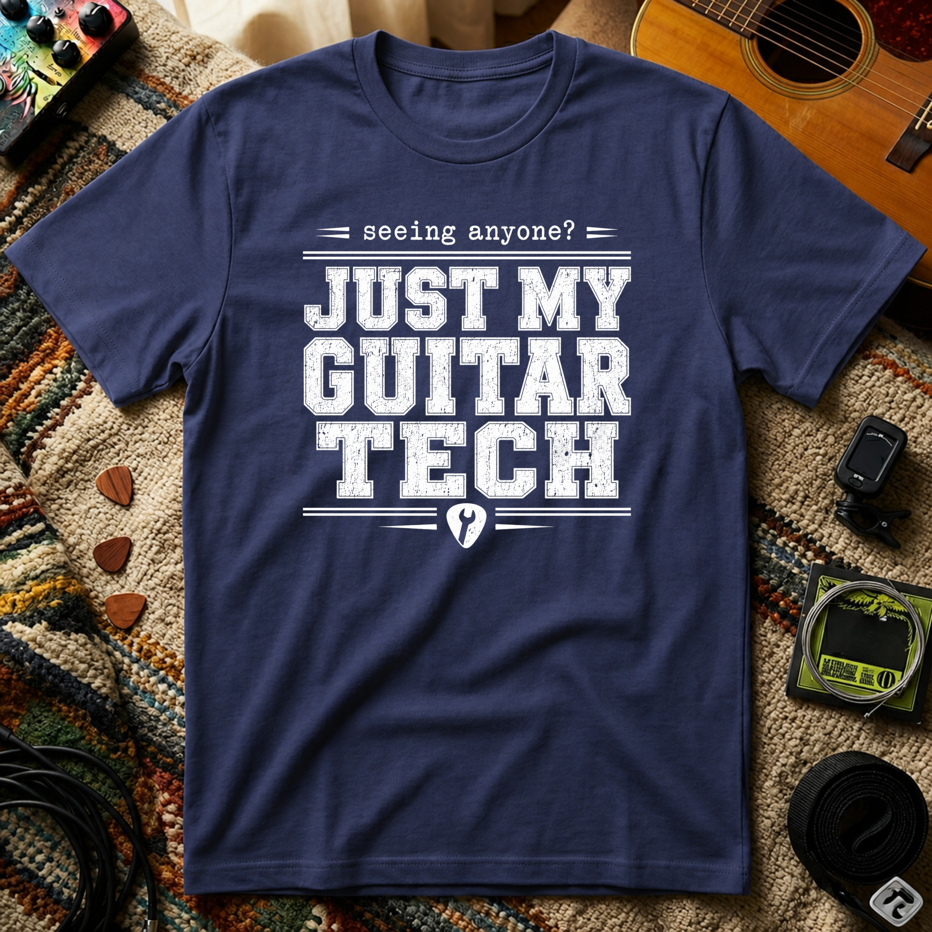 Seeing Anyone Just My Guitar Tech T-Shirt