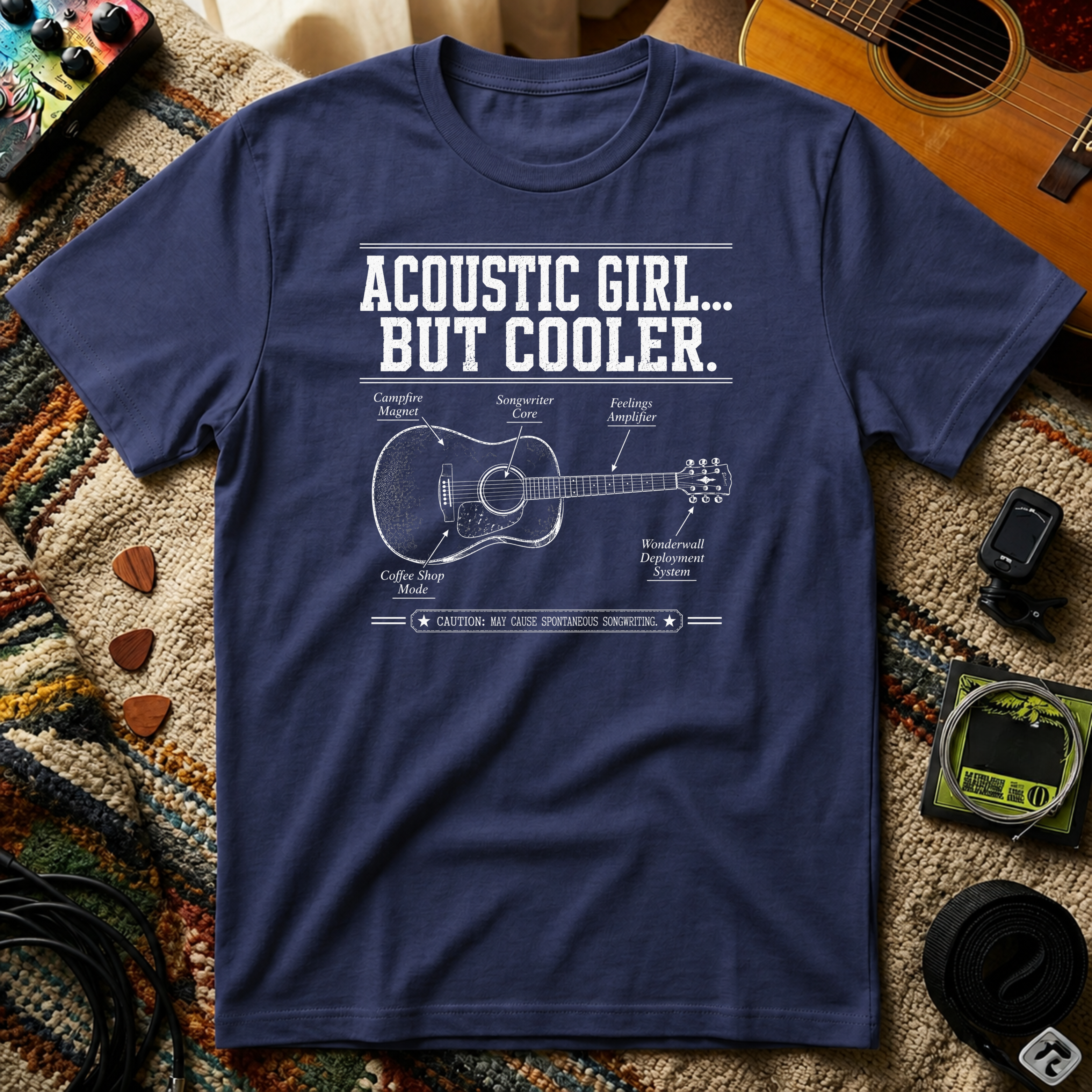 Acoustic Girl But Cooler T-Shirt