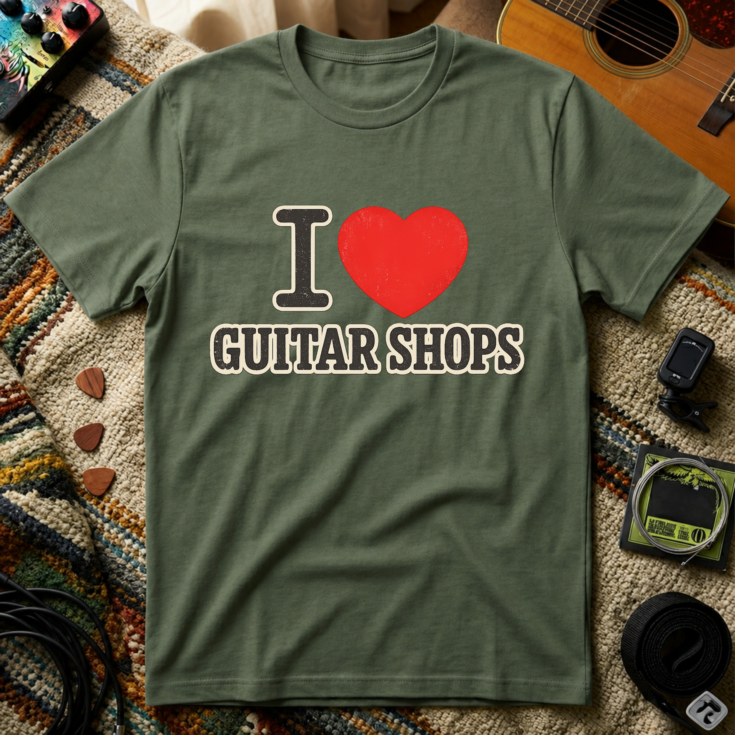 I ❤️ Guitar Shops T-Shirt