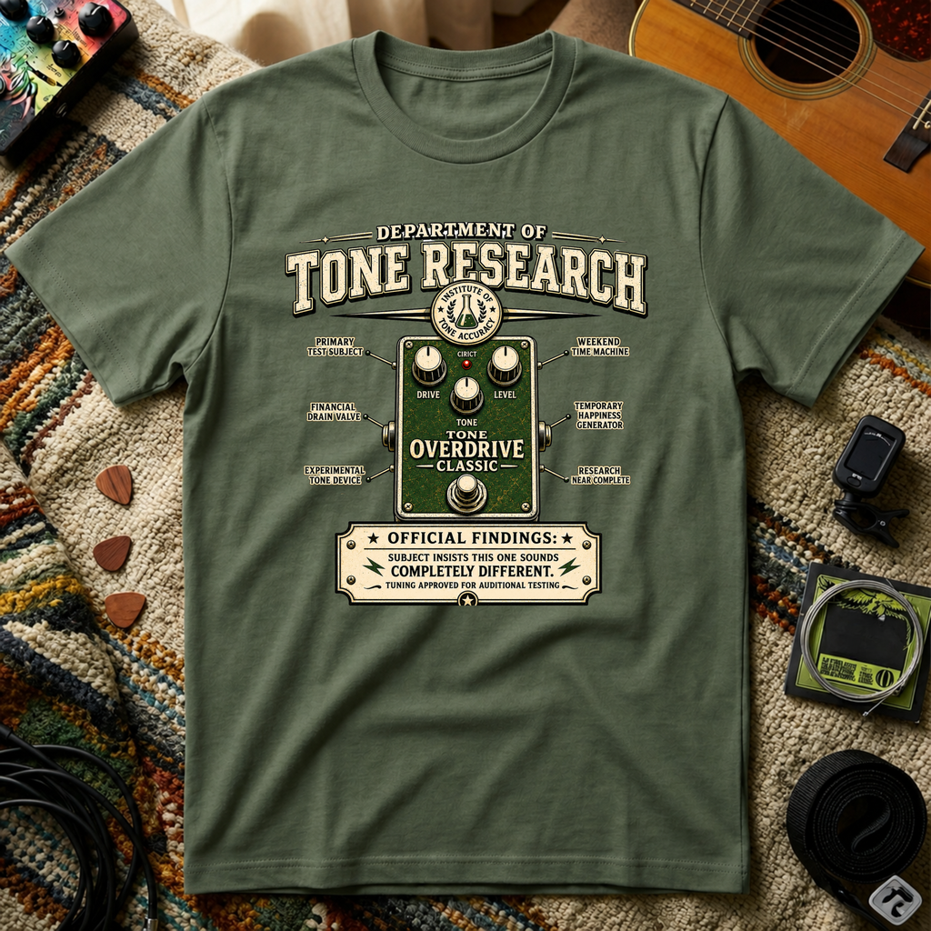 Department Of Tone Research Overdrive T-Shirt