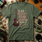 Eat Sleep Play Guitar Repeat T-Shirt