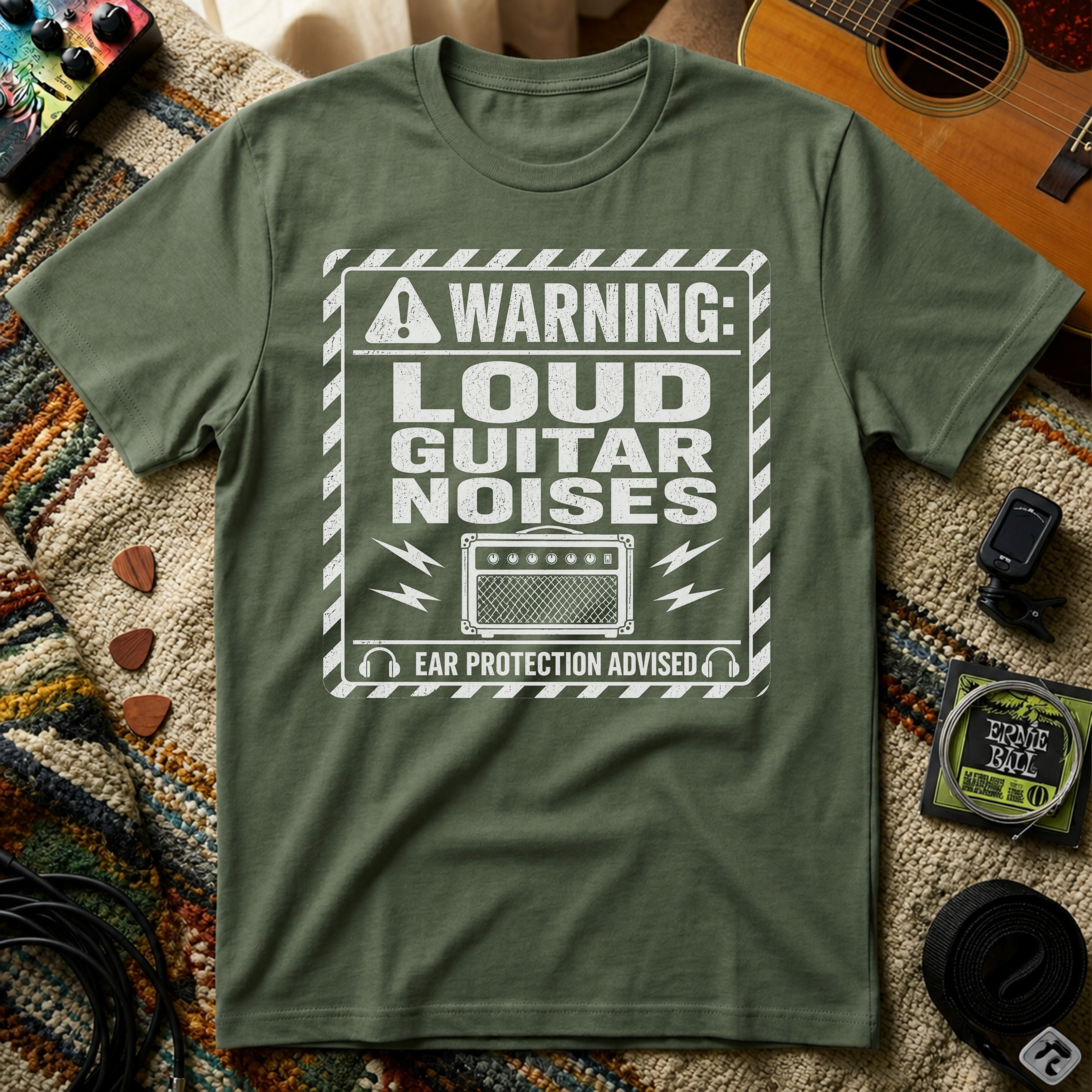 Warning Loud Guitar Noises T-Shirt