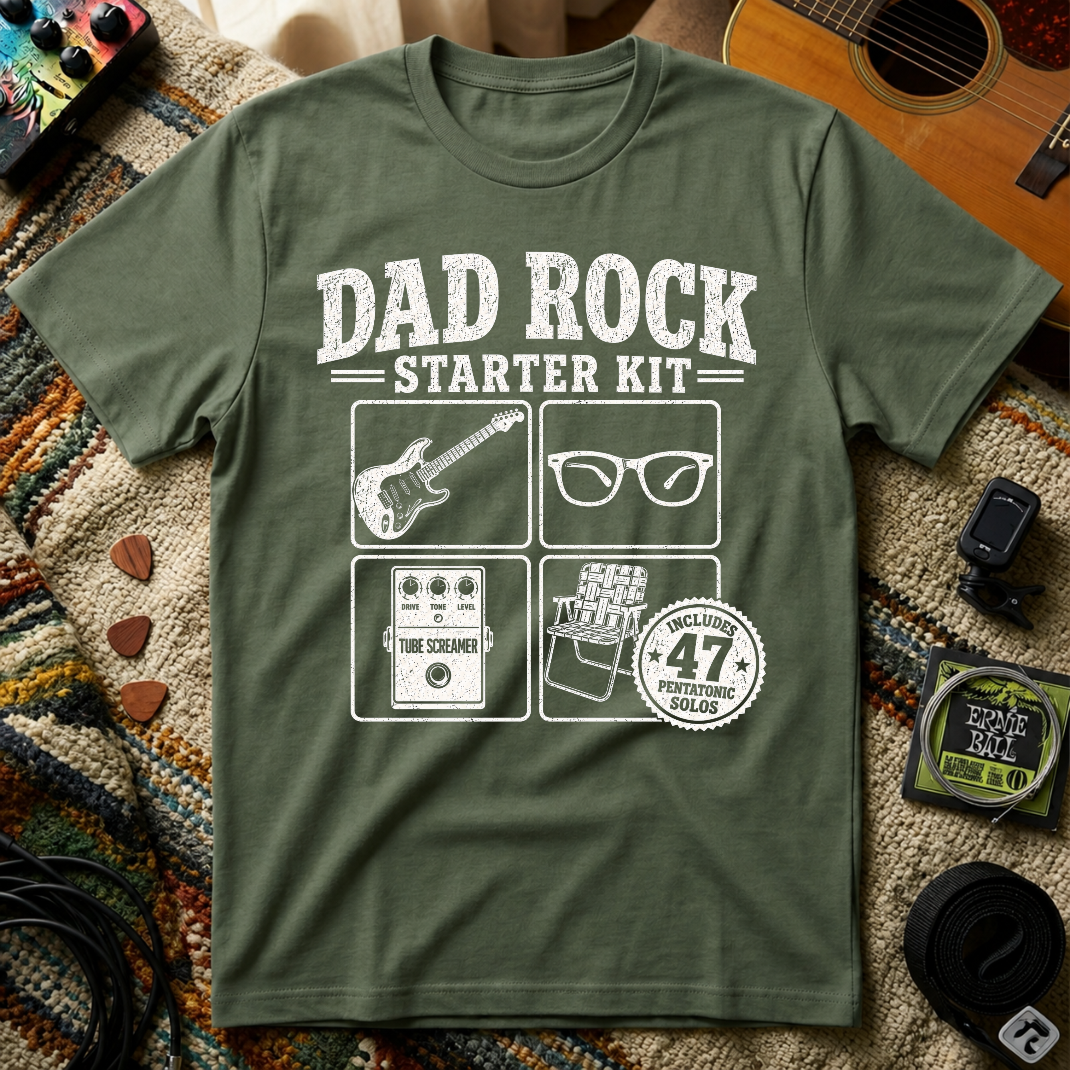 Dad Rock Starter Kit T-Shirt