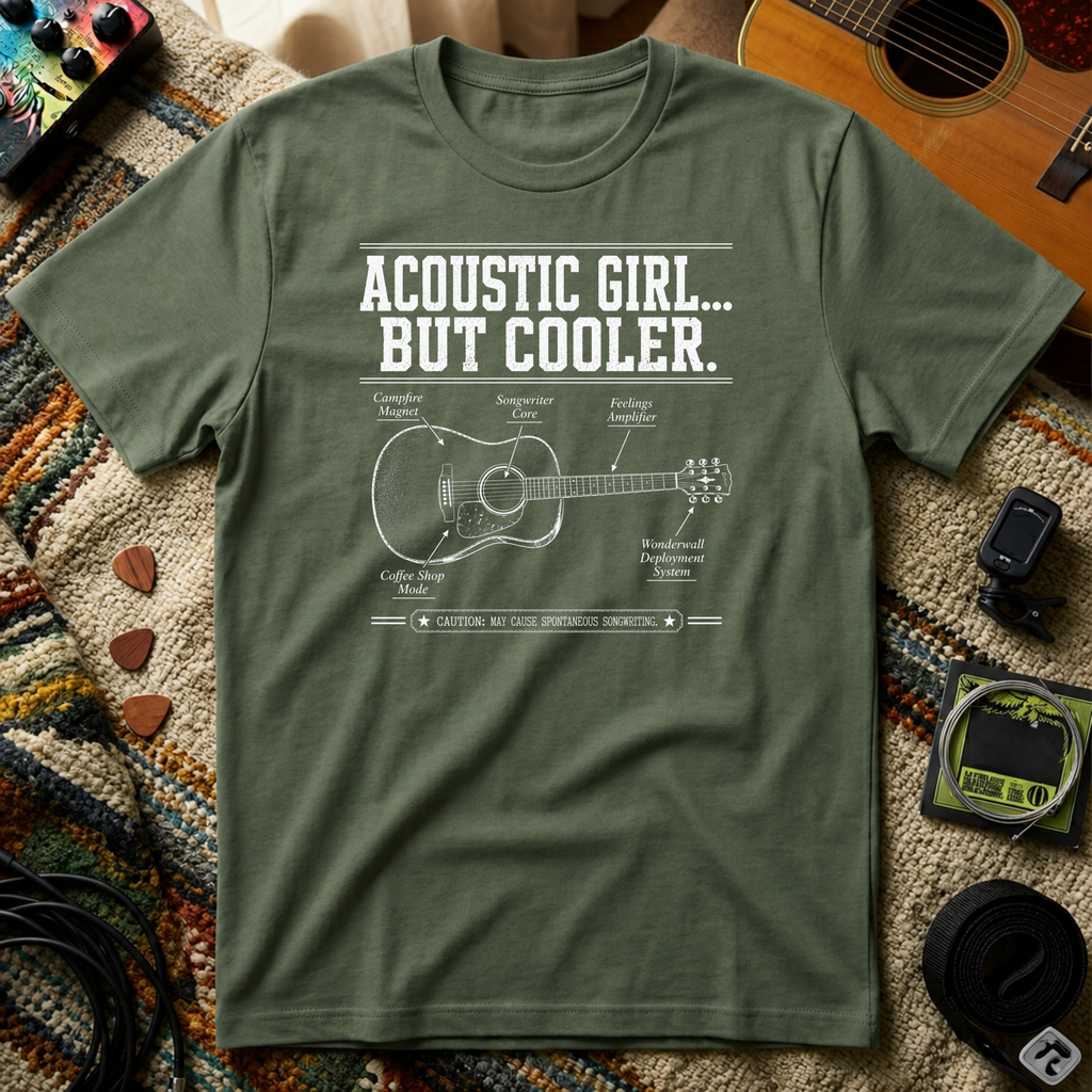 Acoustic Girl But Cooler T-Shirt