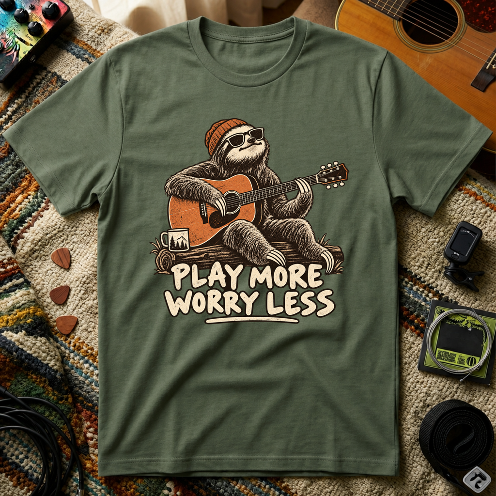 Play More Worry LessT-Shirt