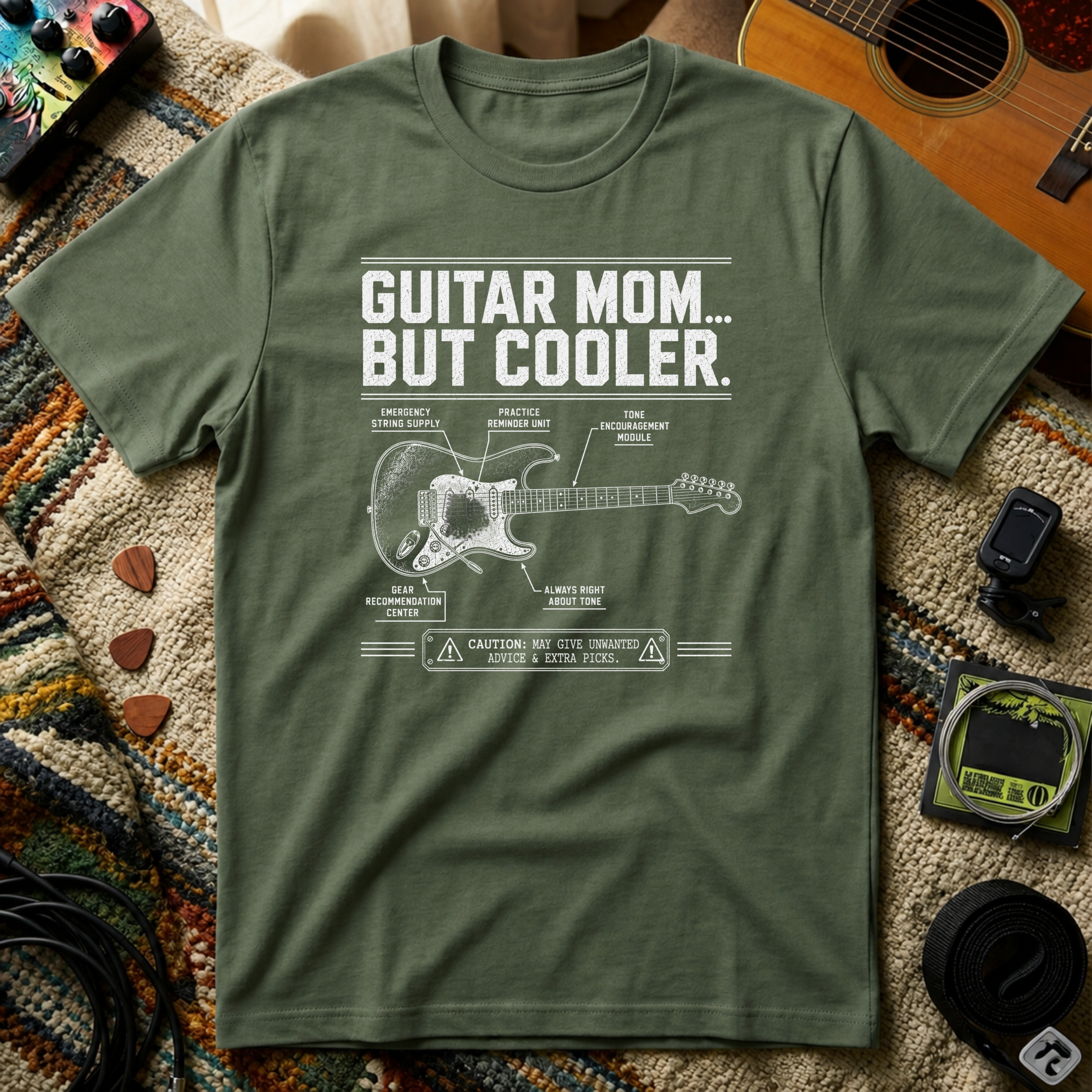 Guitar Mom But Cooler T-Shirt