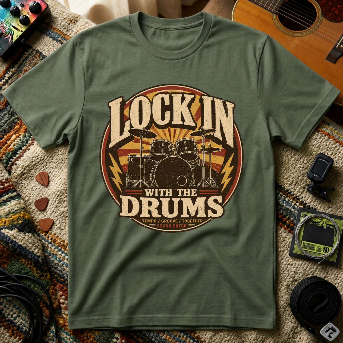 Lock In With The Drums T-Shirt