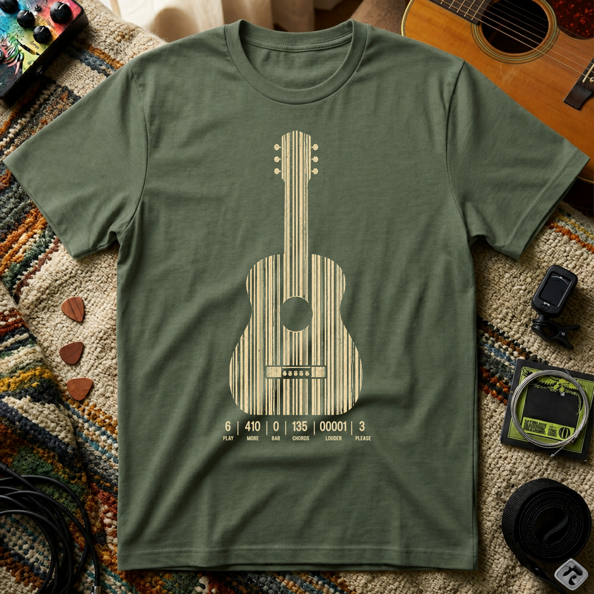 Guitar Bar Code T-Shirt