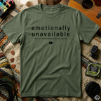 Emotionally Unavailable Bonding With My Guitar T-Shirt