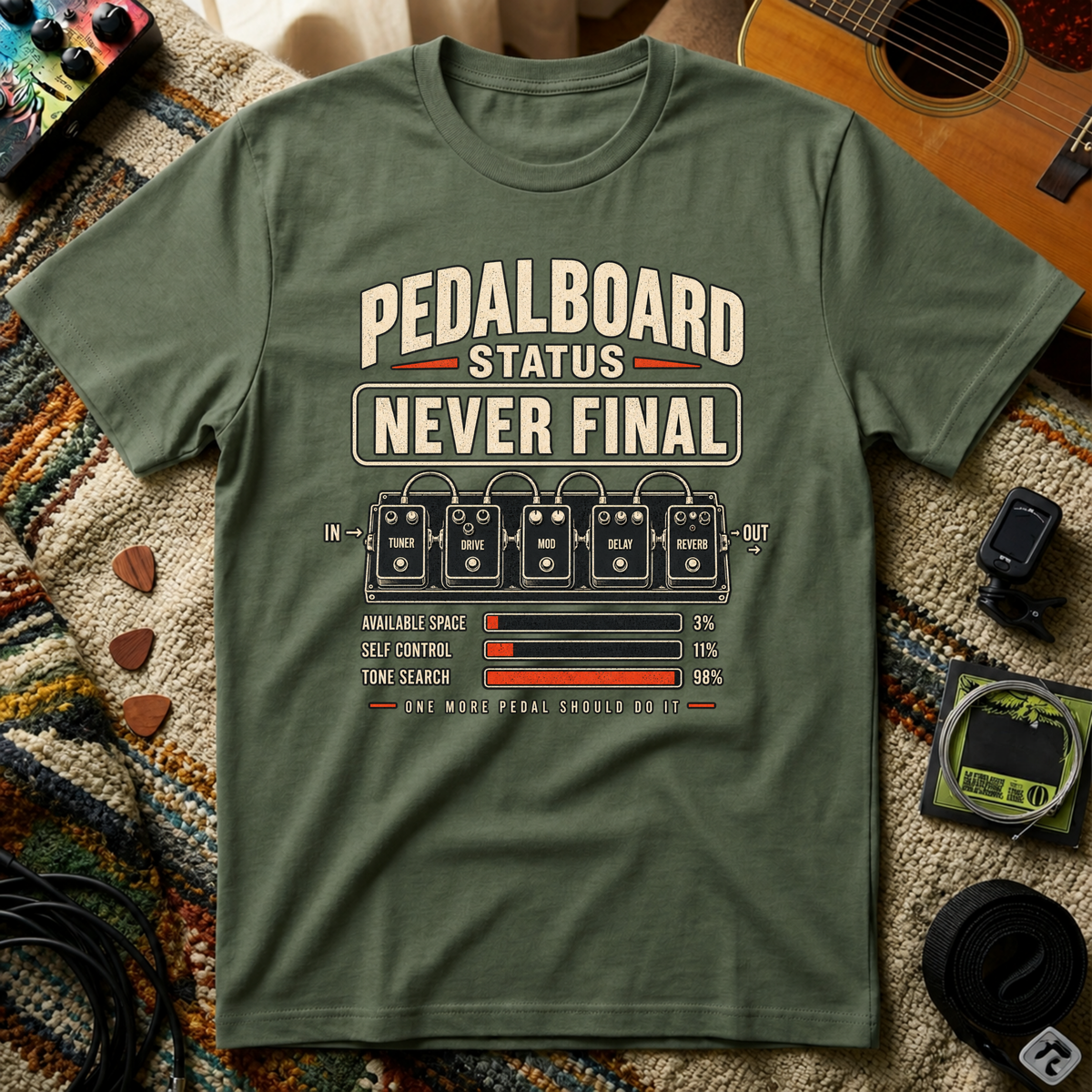 Pedalboard Status T-Shirt