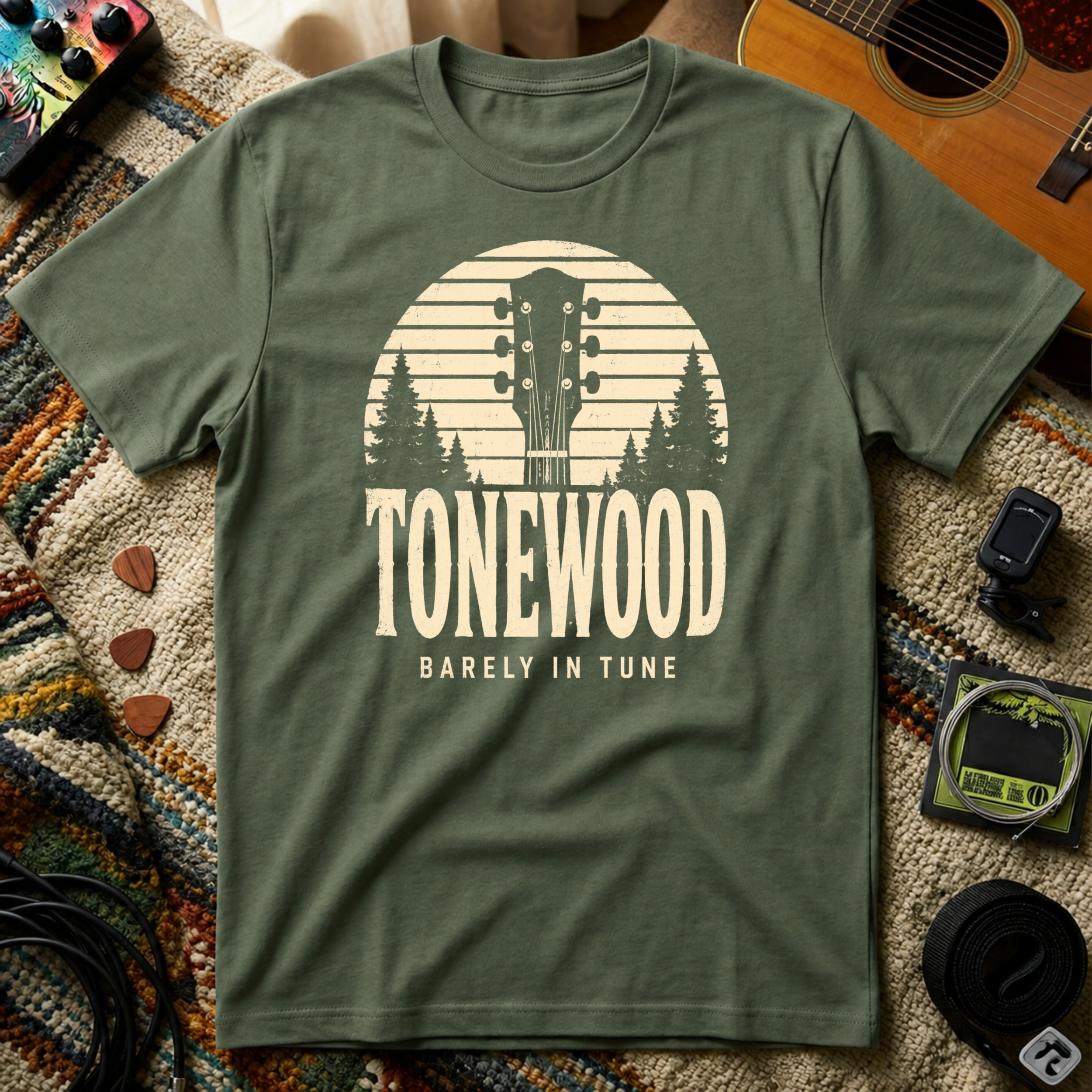 TONEWOOD With Headstock T-Shirt
