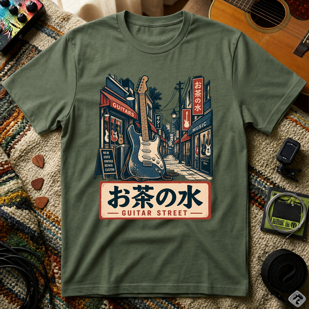 Japan Guitar Street T-Shirt