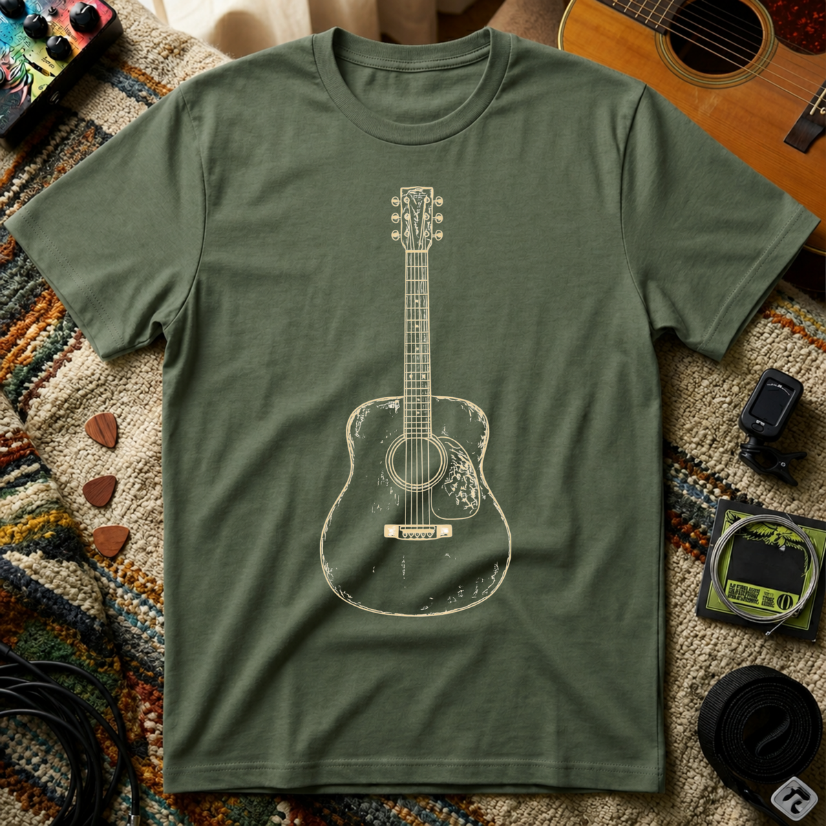 Faded Guitar T-Shirt