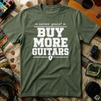 Career Goals Buy More Guitars T-Shirt