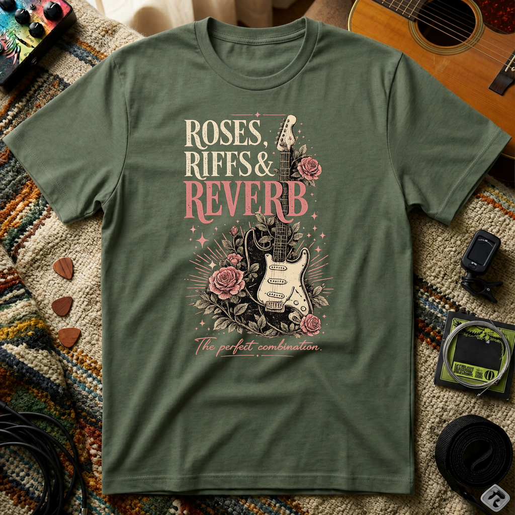 Roses Riffs & Reverb T-Shirt