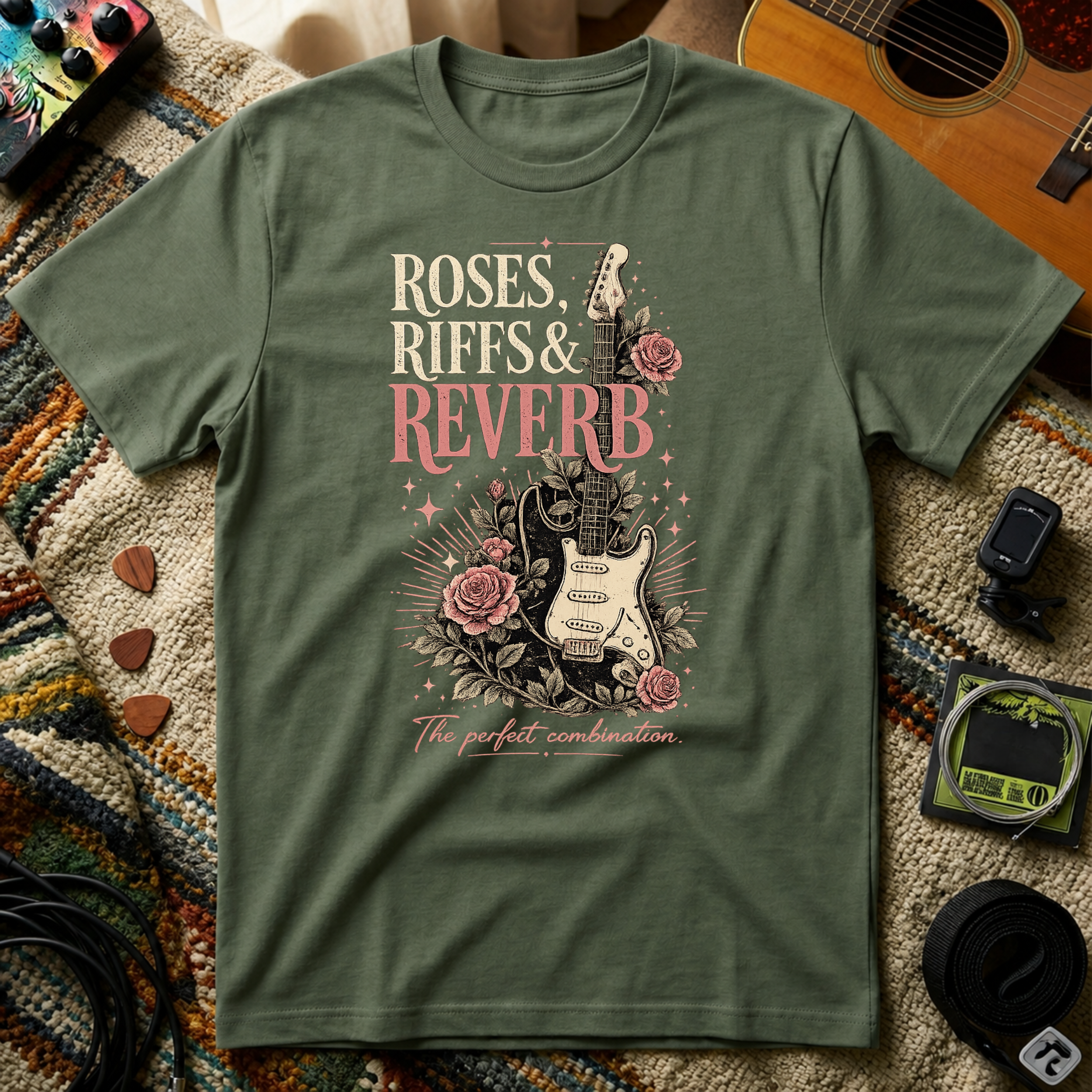Roses Riffs & Reverb T-Shirt