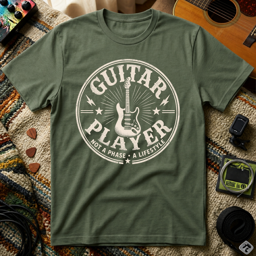 Guitar Player Not A Phase A Life Style T-Shirt