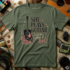 She Plays Guitar & She Plays It Loud T-Shirt