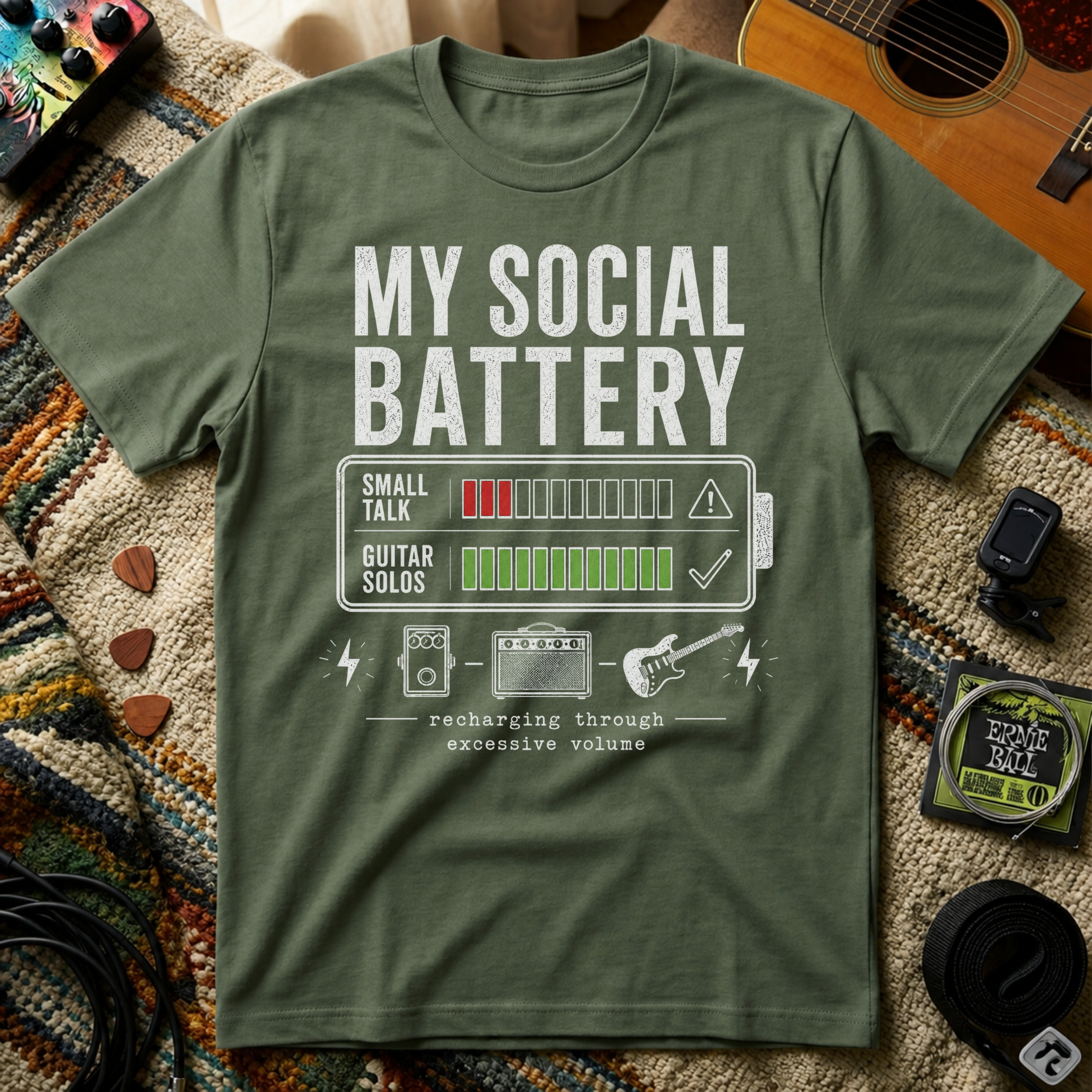 My Social Battery 2T-Shirt