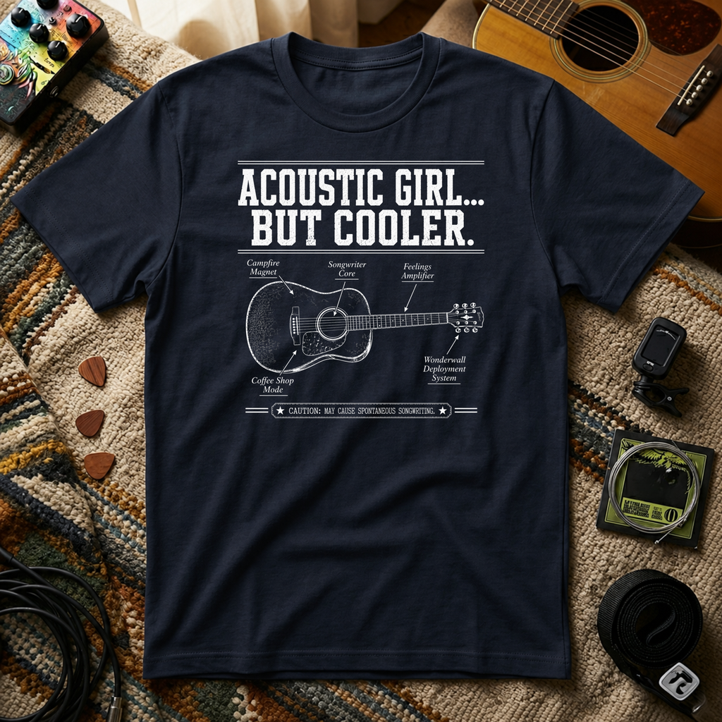 Acoustic Girl But Cooler T-Shirt