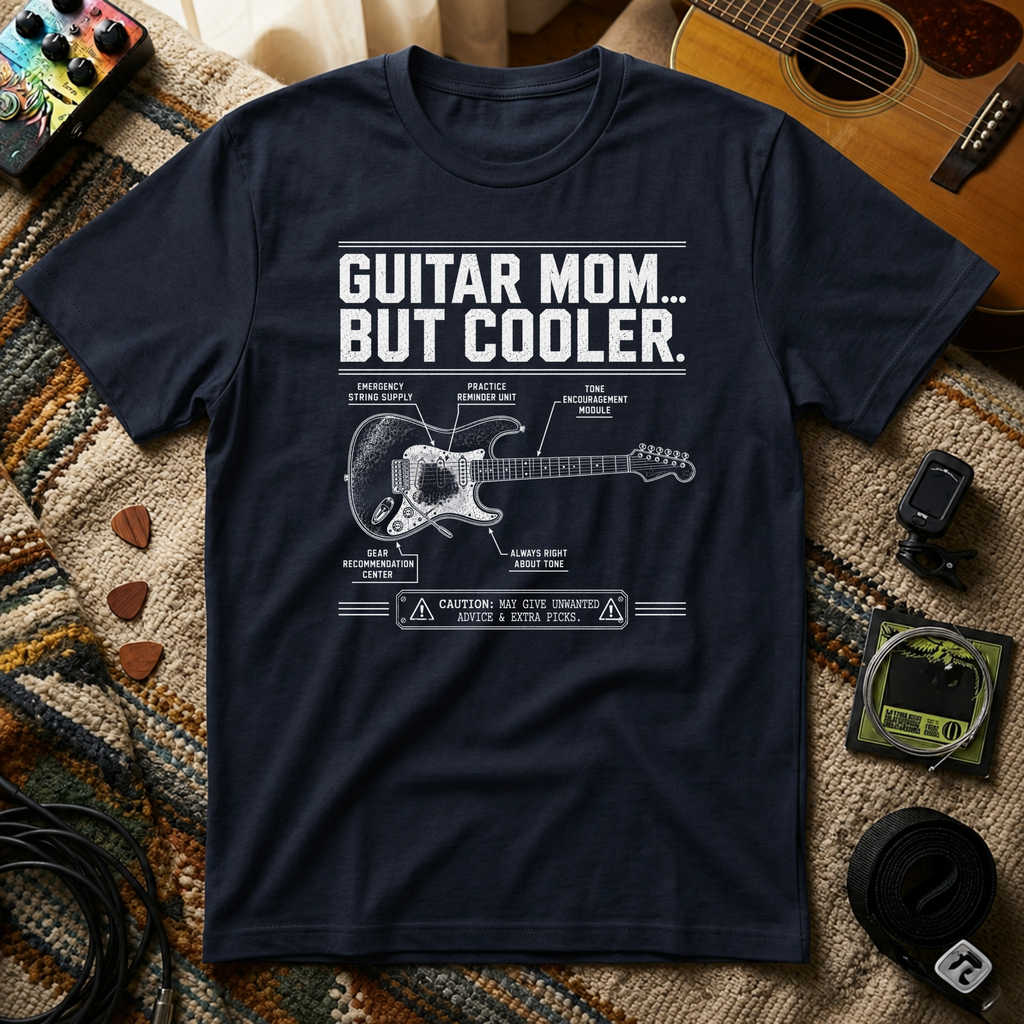 Guitar Mom But Cooler T-Shirt
