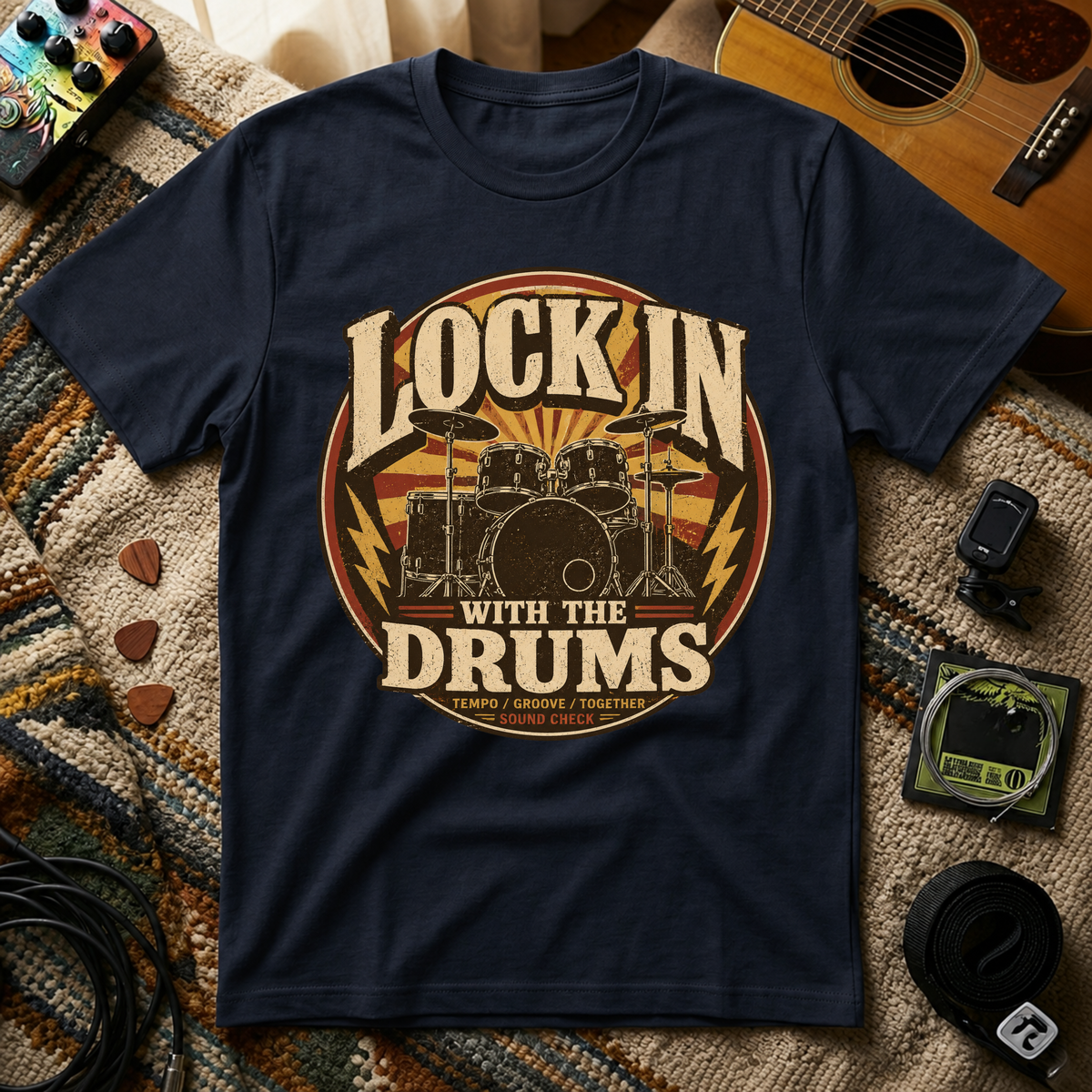 Lock In With The Drums T-Shirt
