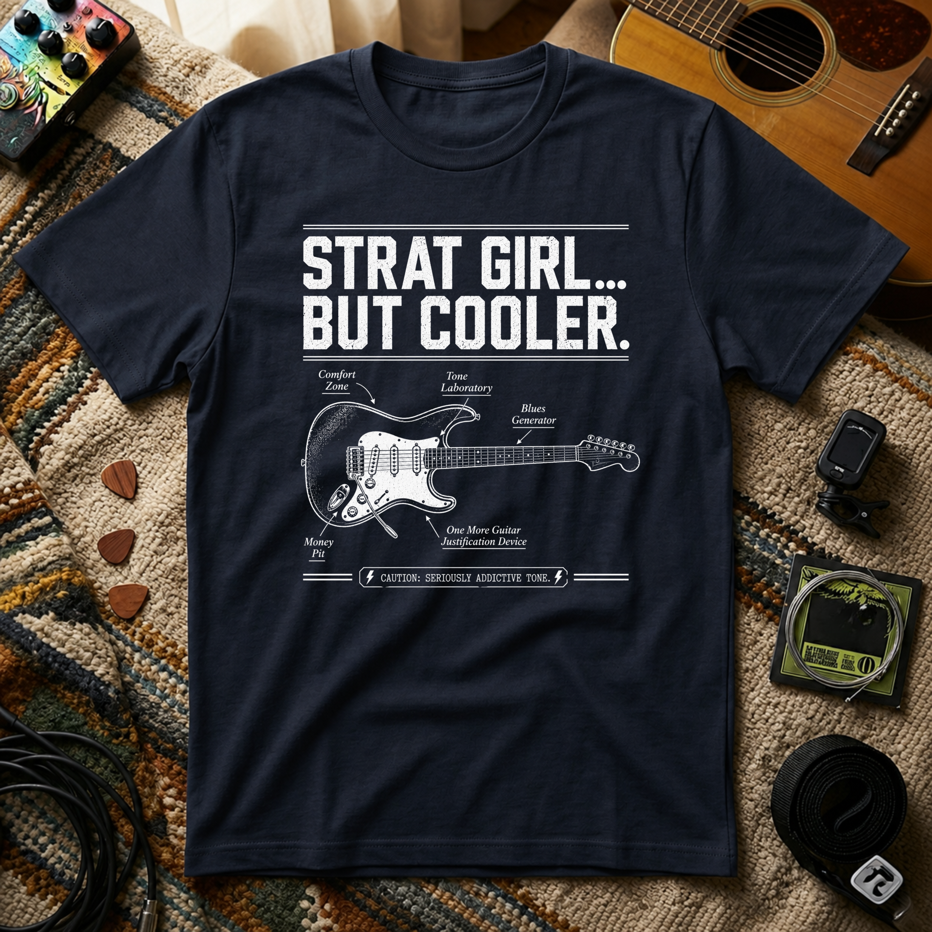 Strat Girl But Cooler T-Shirt