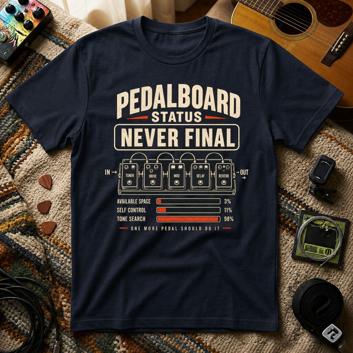 Pedalboard Status T-Shirt