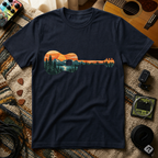 Guitar Woods Landscape T-Shirt