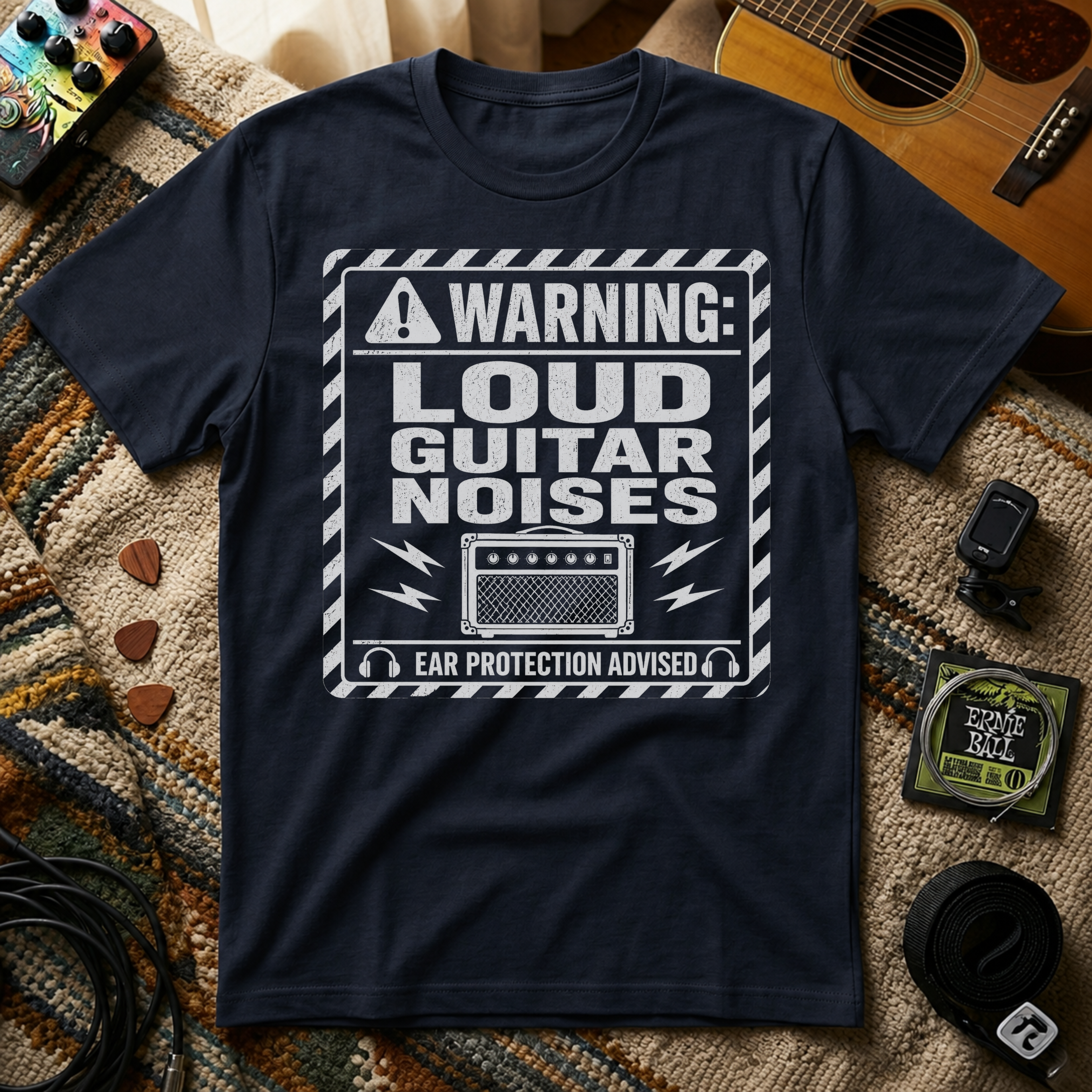 Warning Loud Guitar Noises T-Shirt