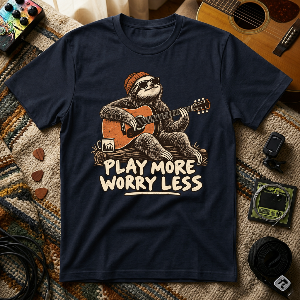 Play More Worry LessT-Shirt